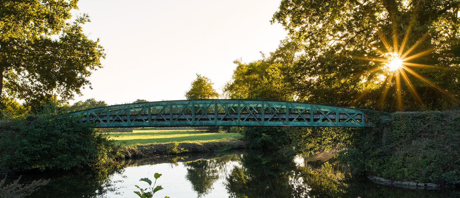 Nikon D500 + Nikon AF-S Nikkor 24mm F1.8G ED sample photo. Small bridge over the canal photography