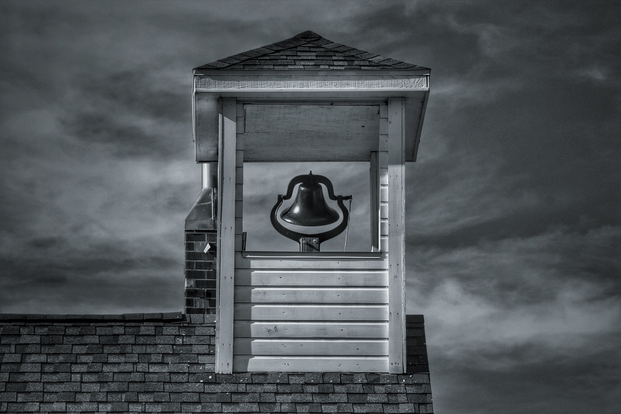 Canon 28-200mm sample photo. A schoolhouse bell. photography
