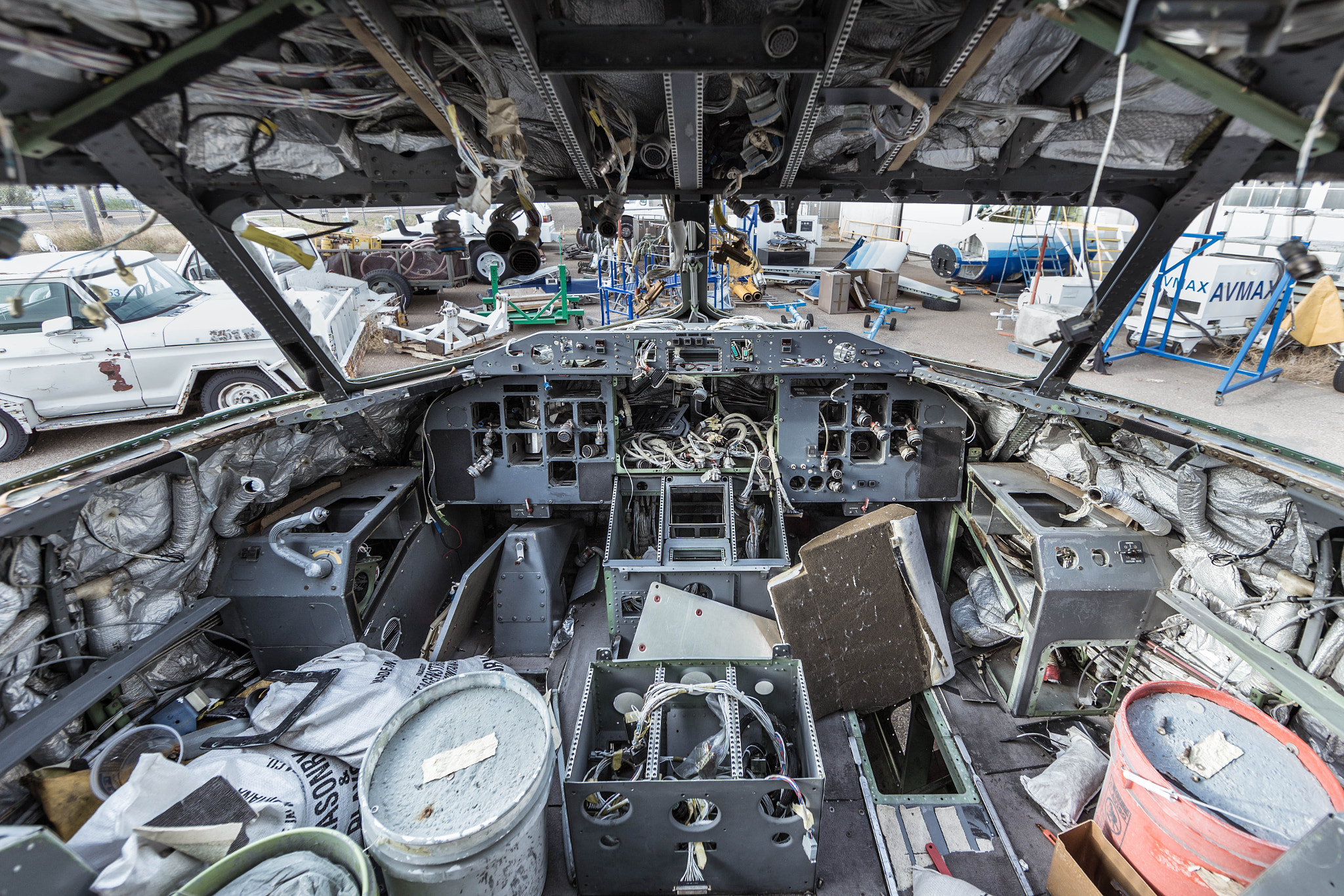Canon EF 14mm F2.8L II USM sample photo. 934 flight deck photography