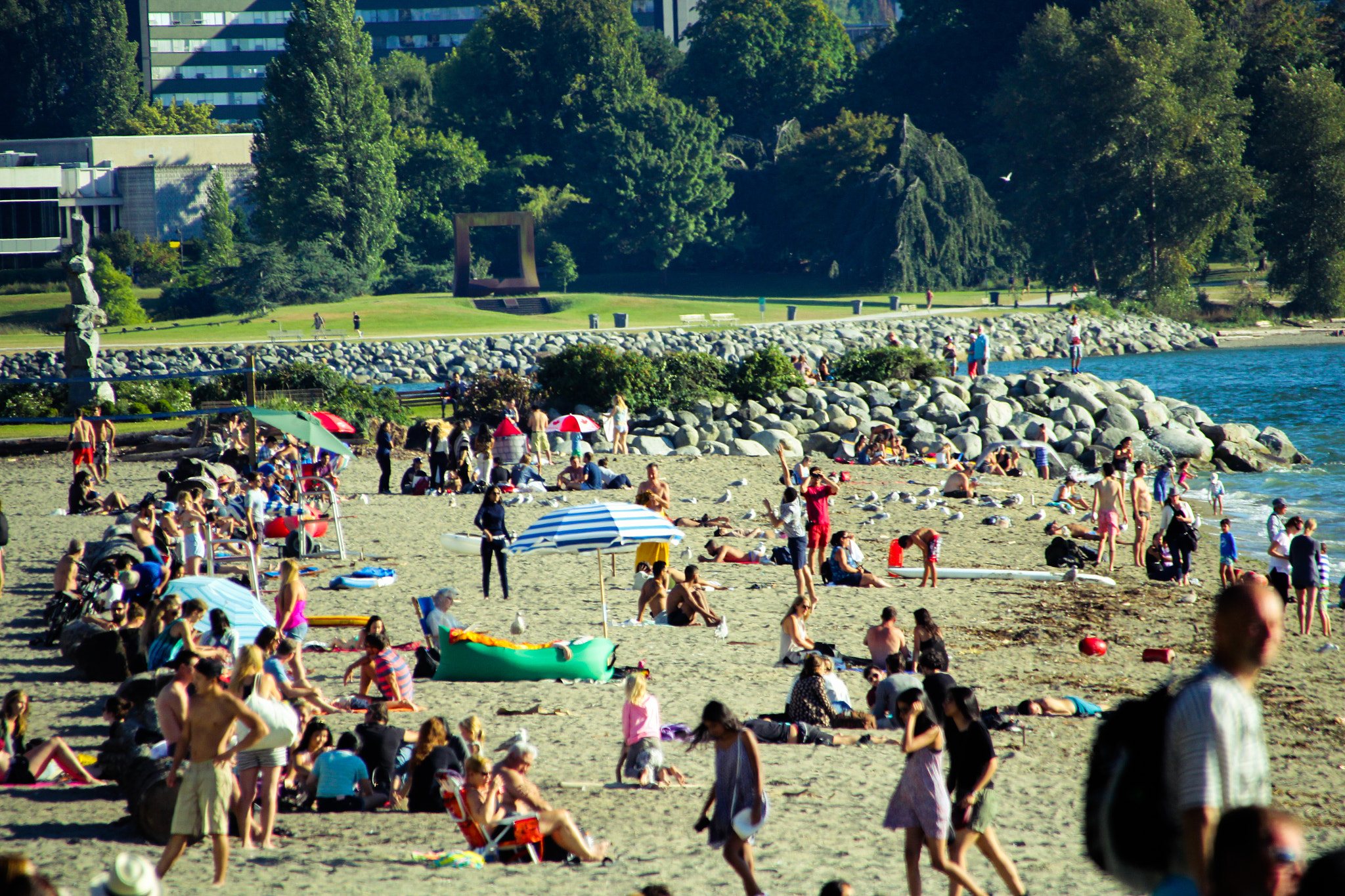 Canon EF 75-300mm F4.0-5.6 IS USM sample photo. Beach photography