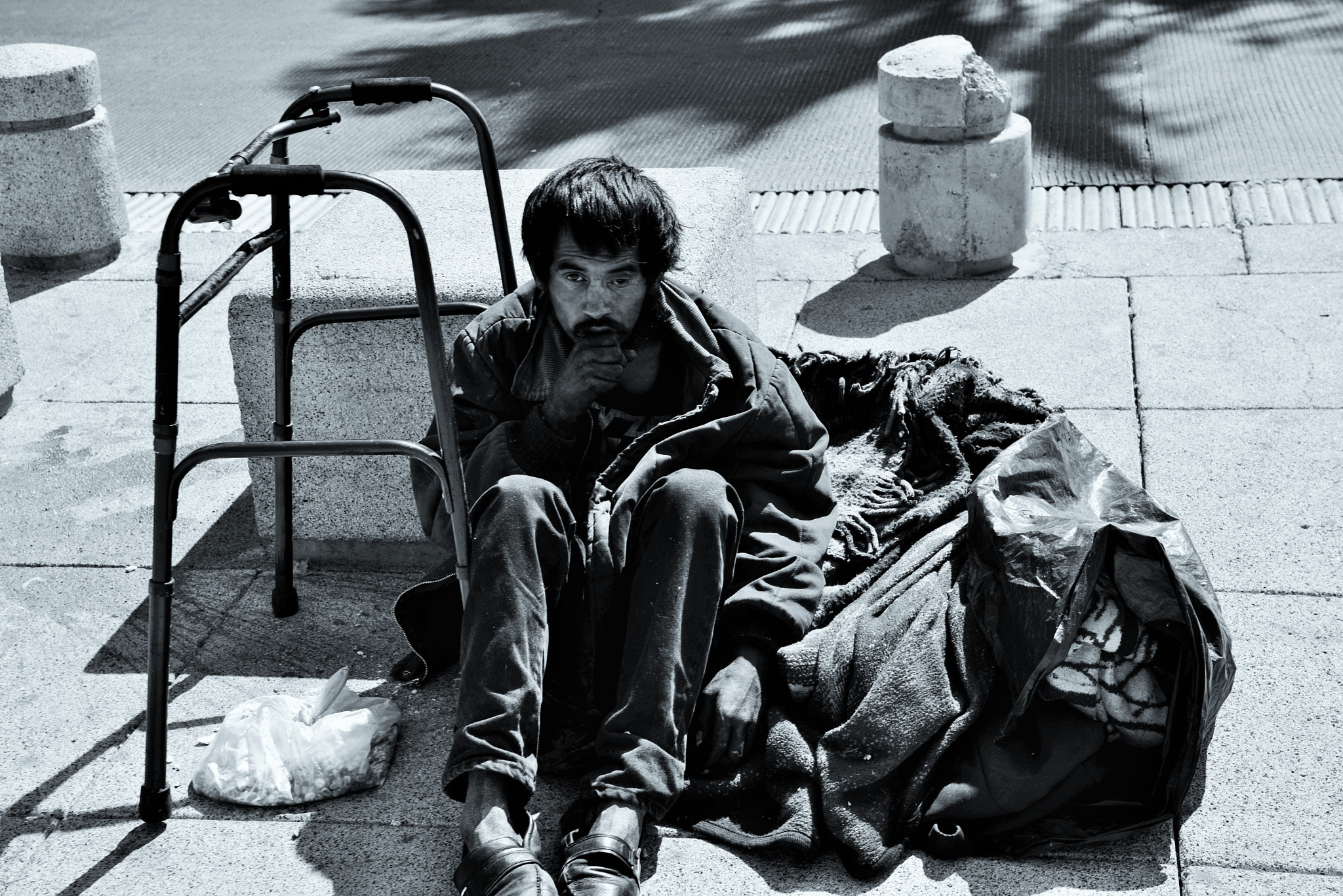 Nikon D610 + Sigma 28-70mm F2.8 EX sample photo. Homeless-invisible photography