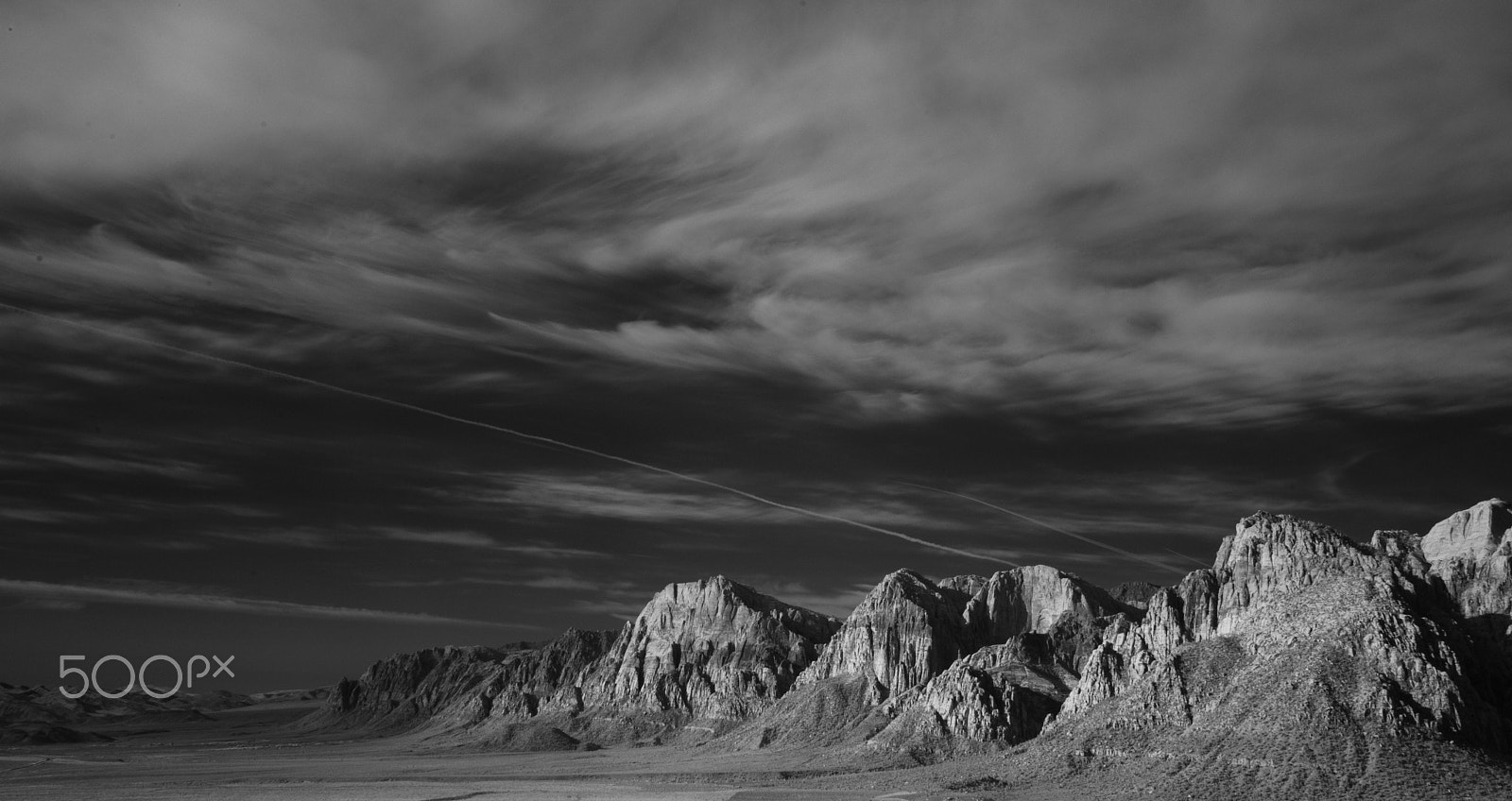 Nikon D3X sample photo. Red rock in infrared 2 photography