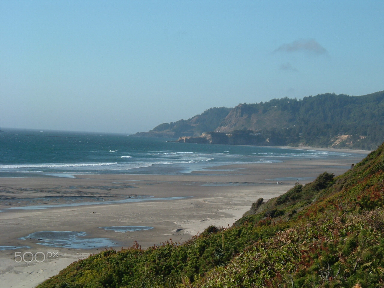 Fujifilm FinePix A210 sample photo. Moolock beach oregon coast photography