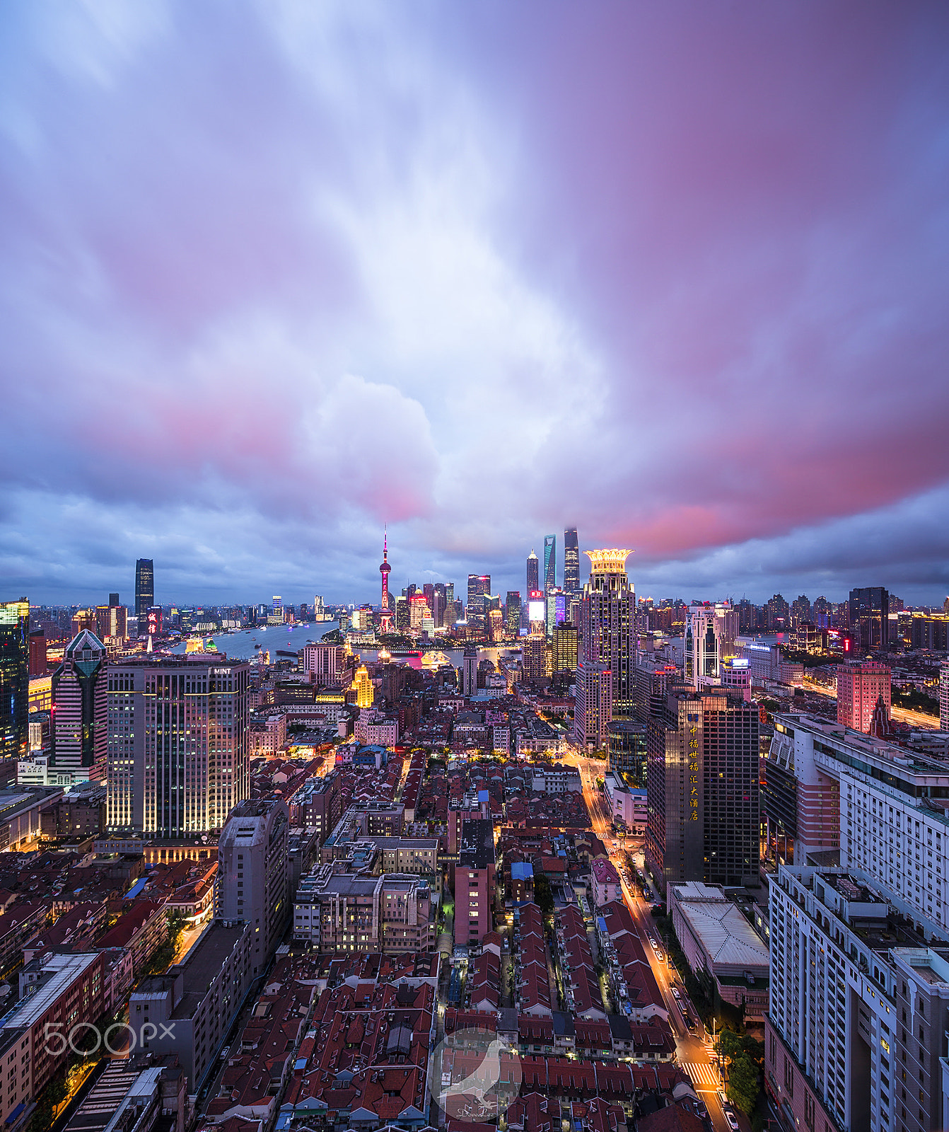 Canon TS-E 17mm F4L Tilt-Shift sample photo. Shanghai night photography