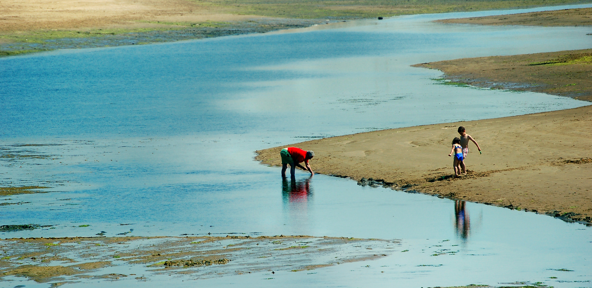 Nikon D50 sample photo. Low tide photography