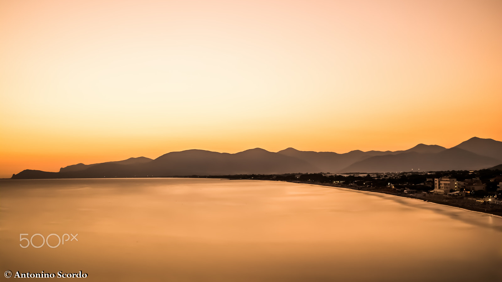 Canon EOS 760D (EOS Rebel T6s / EOS 8000D) sample photo. Sunset at sperlonga (italy) from truglia tower photography