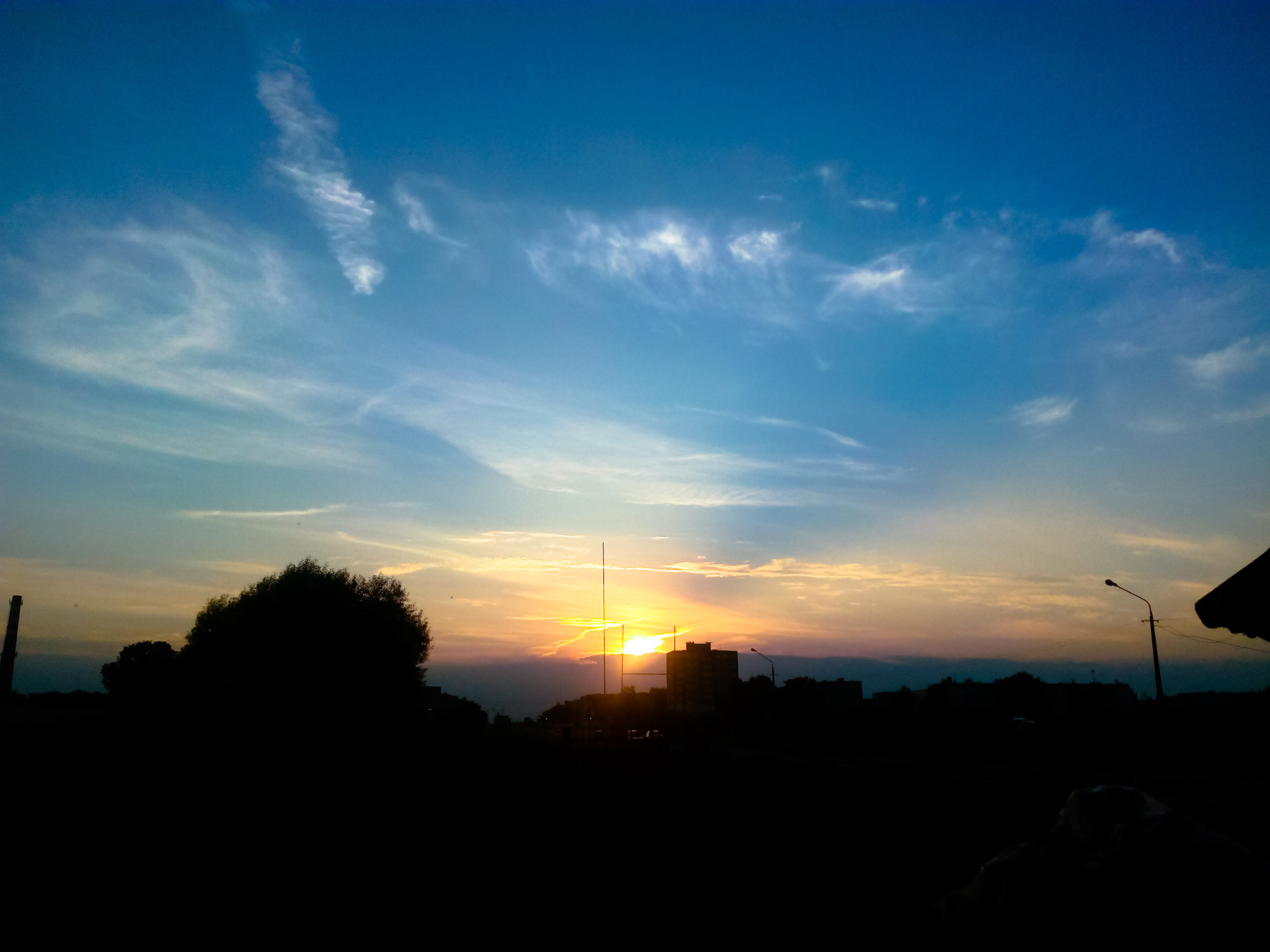 Lenovo P70-A sample photo. Sunset photography