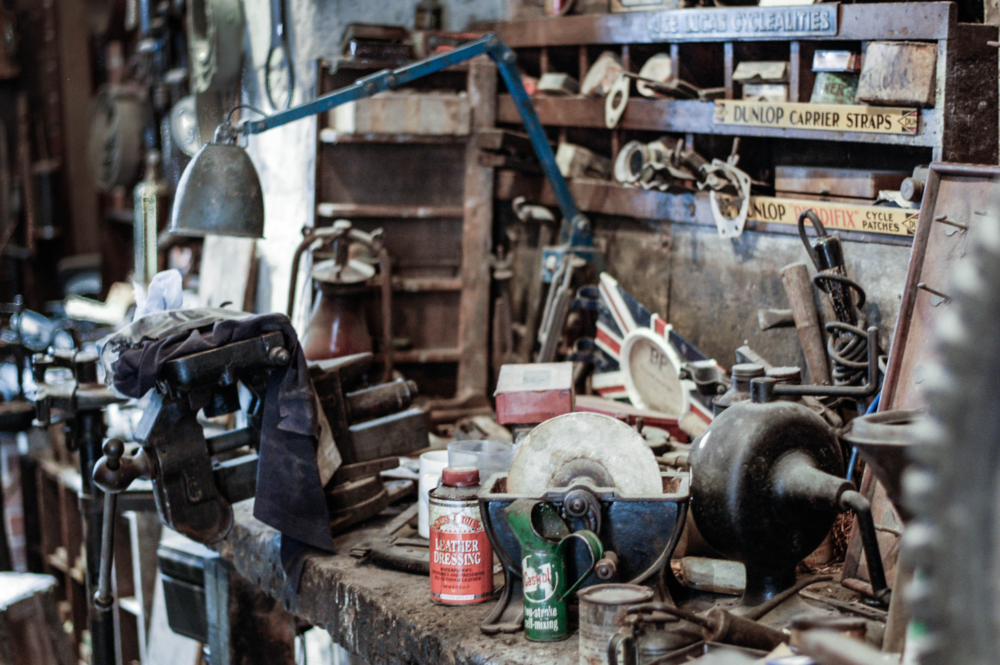 Nikon D50 + Nikon AF-S Nikkor 50mm F1.8G sample photo. The old bicycle workshop photography