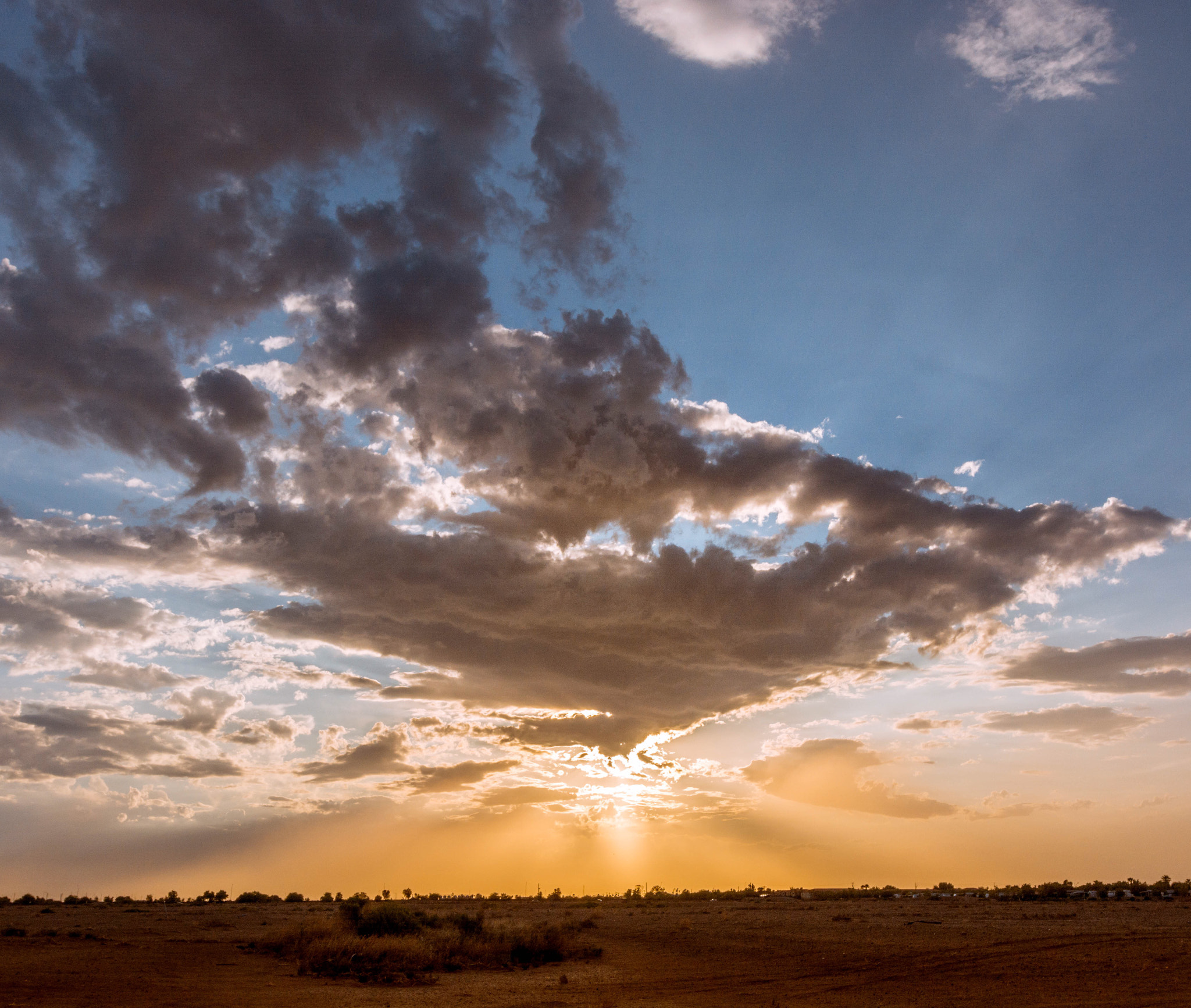 Nikon AF-S Nikkor 14-24mm F2.8G ED sample photo. Sunset in the desert photography