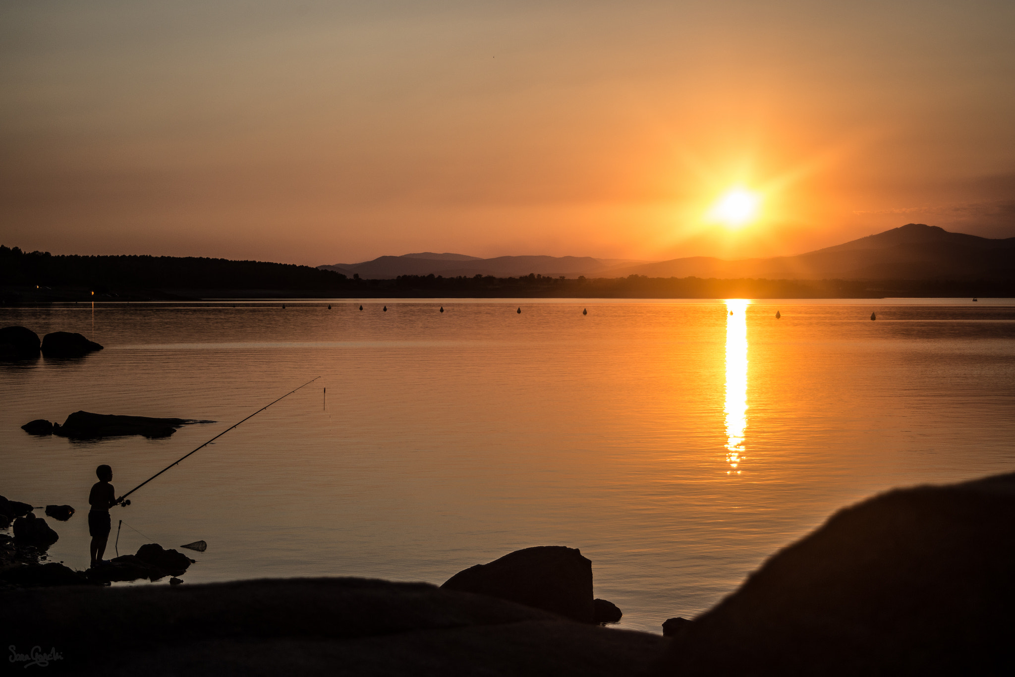 Canon EF 28-80mm f/3.5-5.6 USM sample photo. Fishing kid photography
