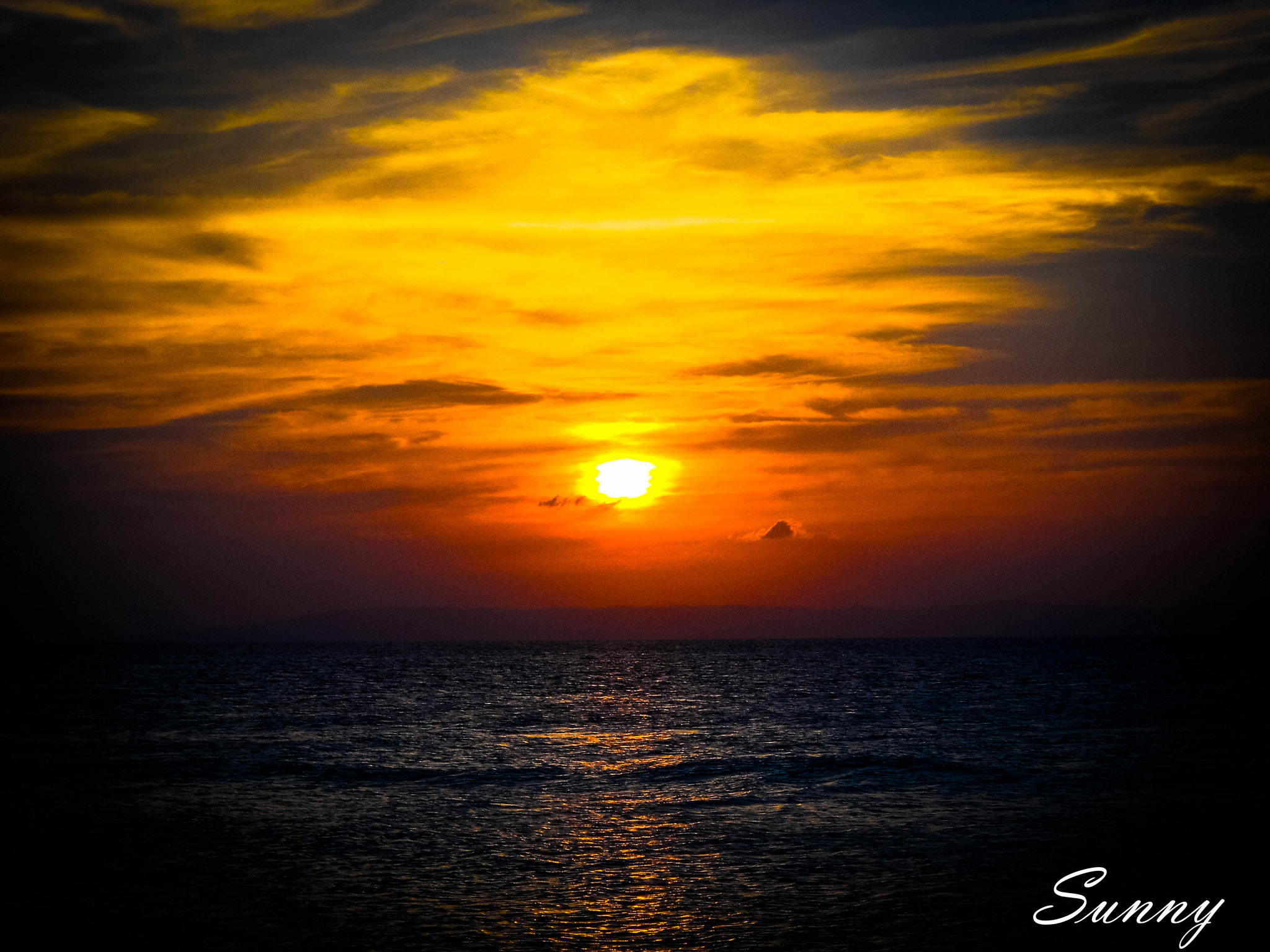 Nikon Coolpix L22 sample photo. Sunset photography