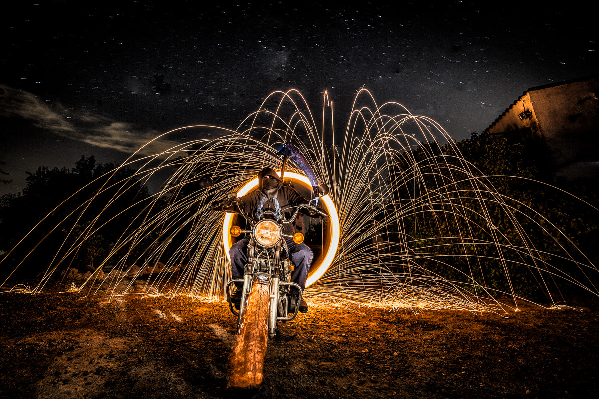 Canon EOS 6D + Canon EF 28-80mm f/3.5-5.6 sample photo. Fire rider photography