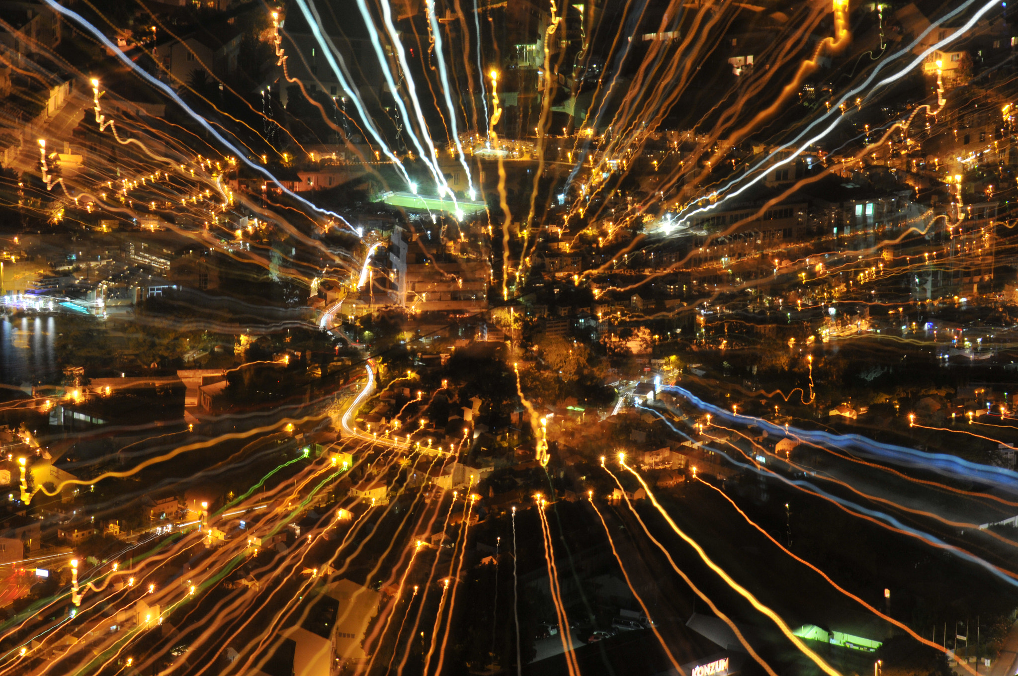 Nikon D300S sample photo. Dubrovnik lights photography