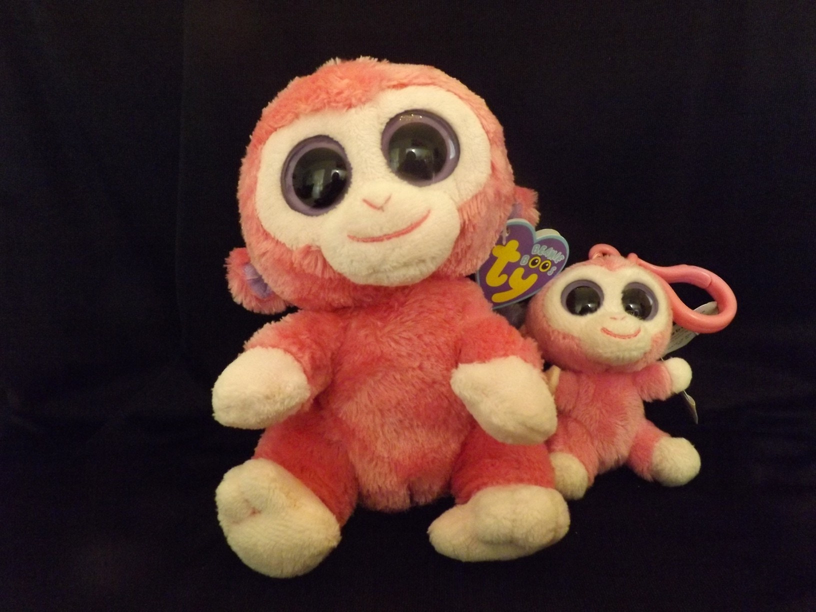 Fujifilm FinePix S4250WM sample photo. Pink monkeys beanie boos photography