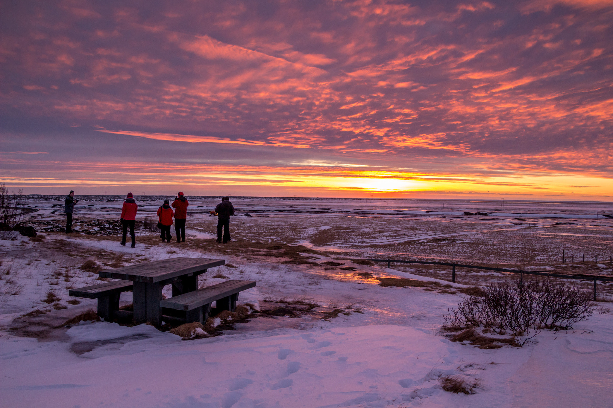 Canon EOS 100D (EOS Rebel SL1 / EOS Kiss X7) sample photo. Icelandic winter sunrise photography