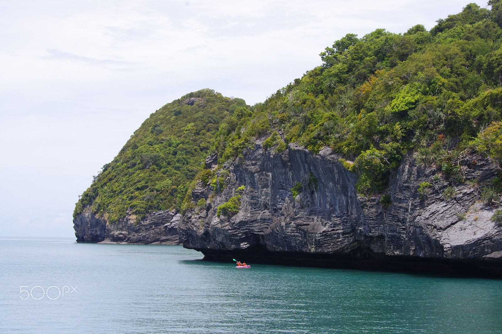 Pentax K-r + smc PENTAX-DA L 50-200mm F4-5.6 ED sample photo. Koh samui kayaking photography