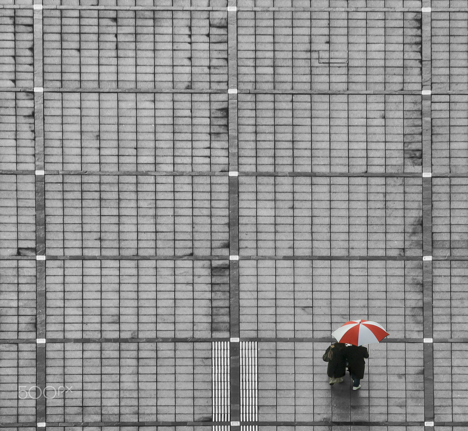 Canon EOS-1D Mark III sample photo. Red and white brolly photography