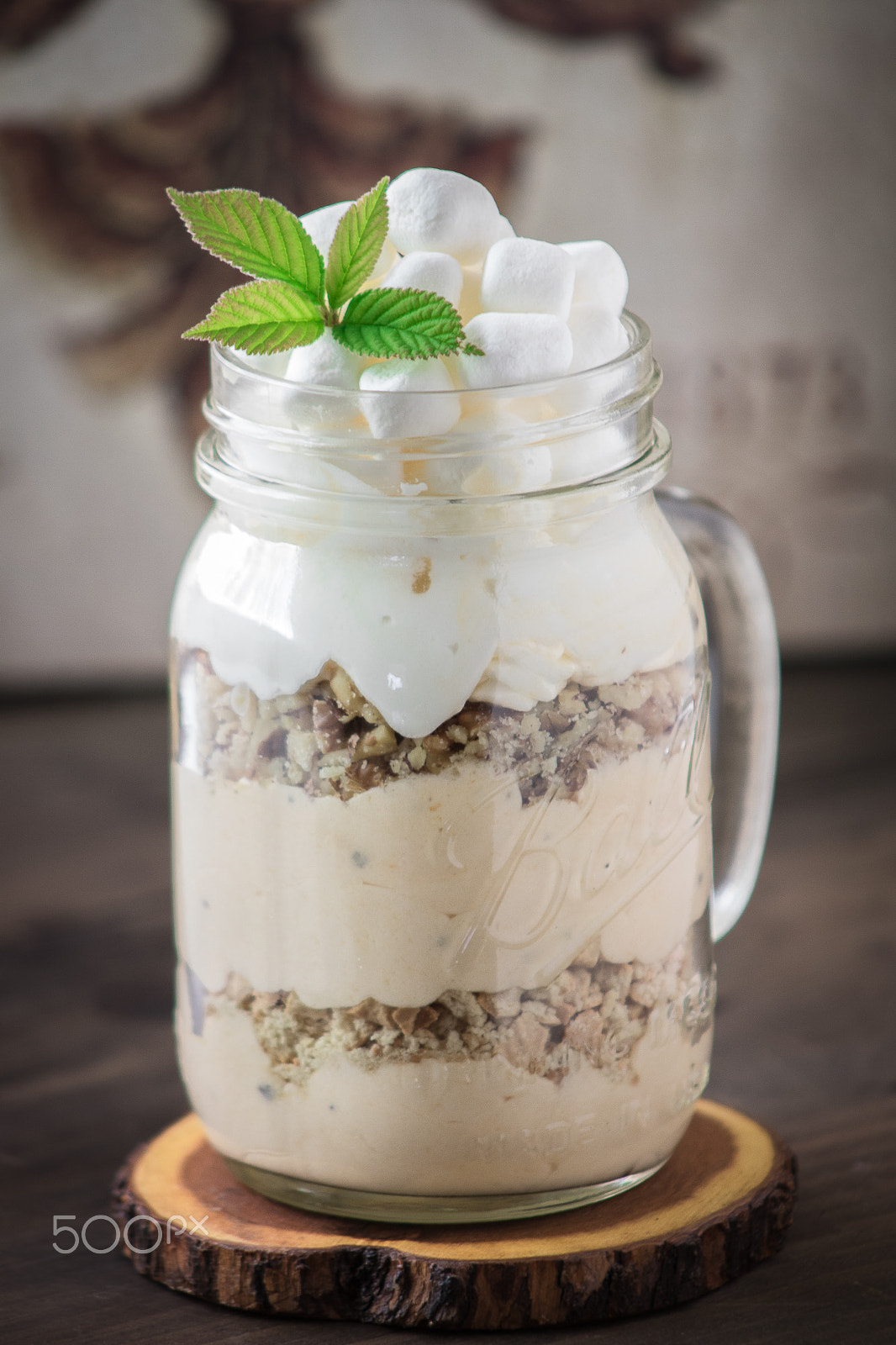Canon EF 75-300mm f/4-5.6 USM sample photo. Passion fruit mousse in the jar photography