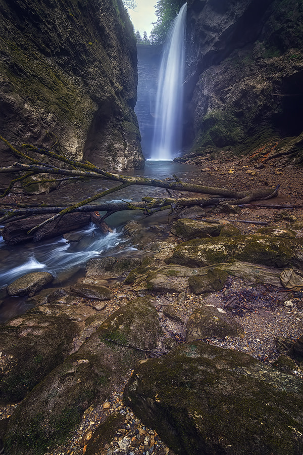 Sony a7R + 20mm F2.8 sample photo. Austria waterfall photography