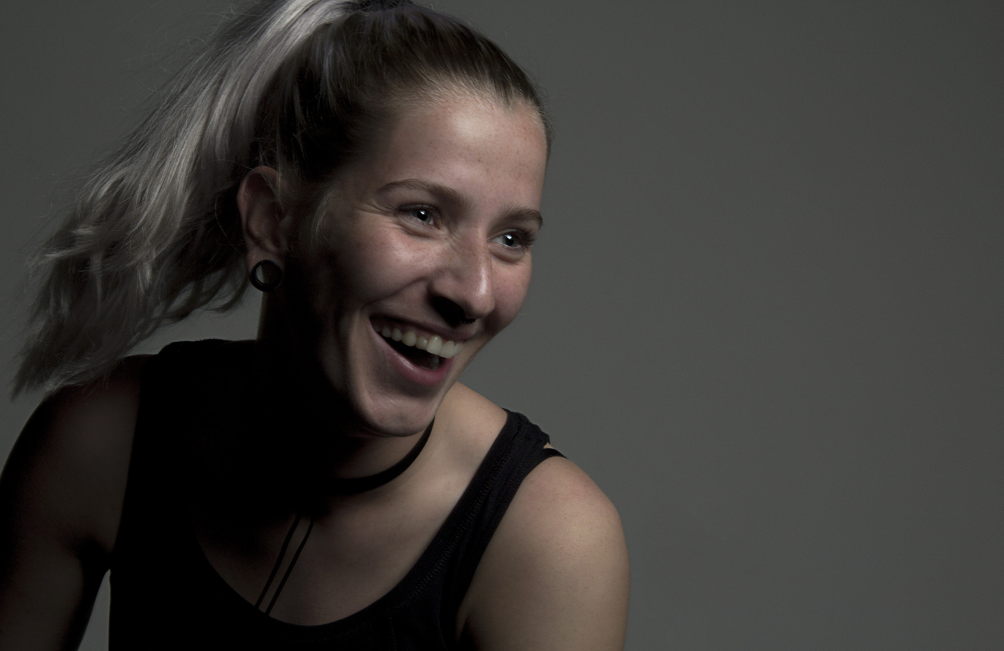 Canon EF-S 17-85mm F4-5.6 IS USM sample photo. Portrait. rikke w. smile. photography