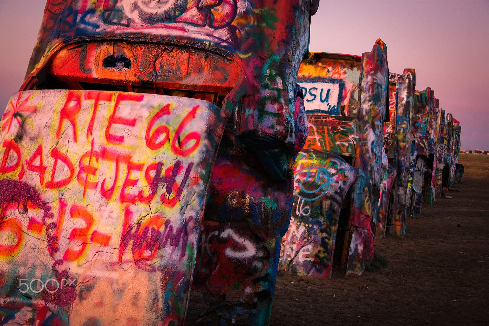 Canon EF-S 17-85mm F4-5.6 IS USM sample photo. Cadillac ranch photography
