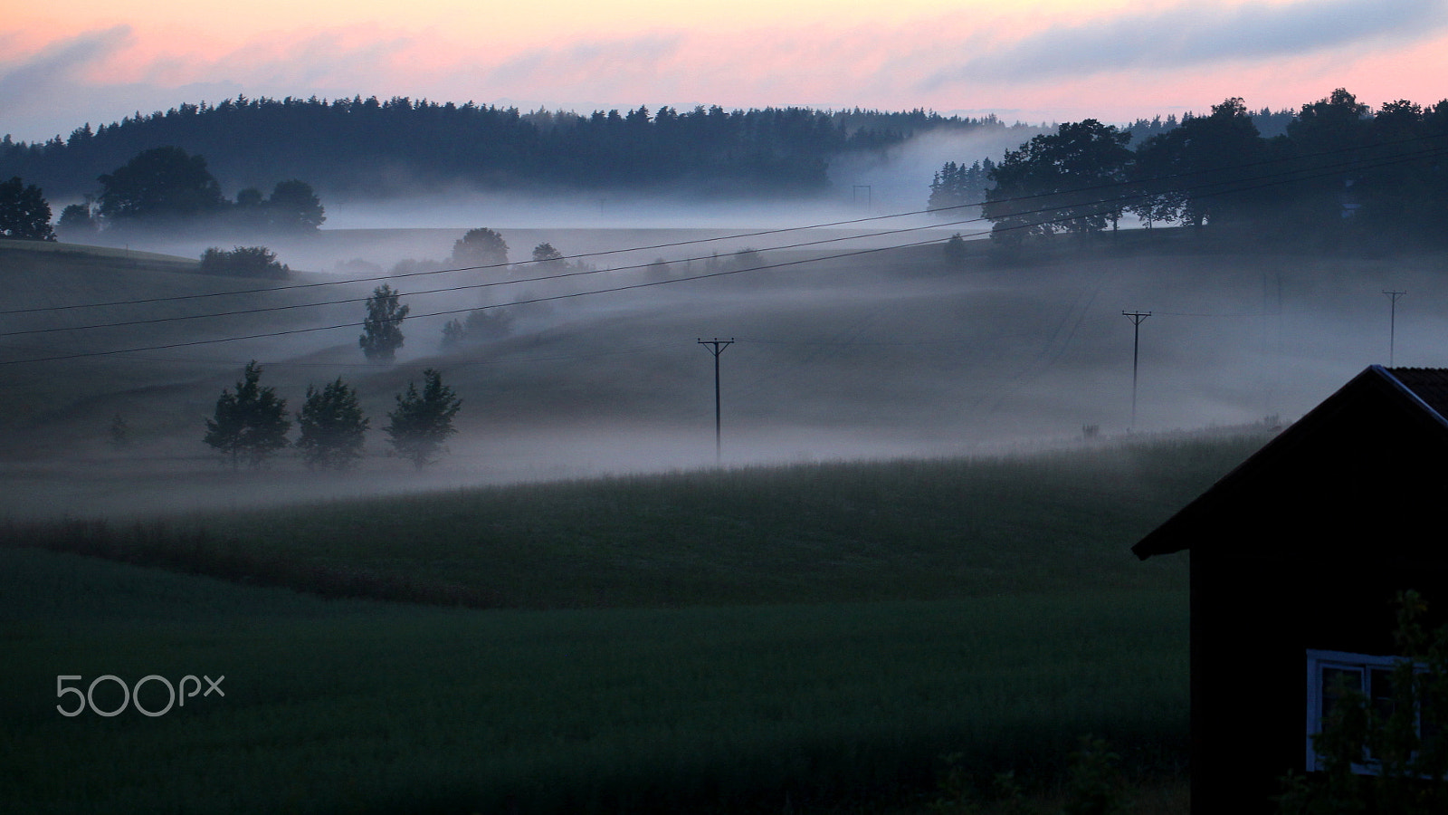 Canon EF 100mm F2.8L Macro IS USM sample photo. Fog in landscape photography