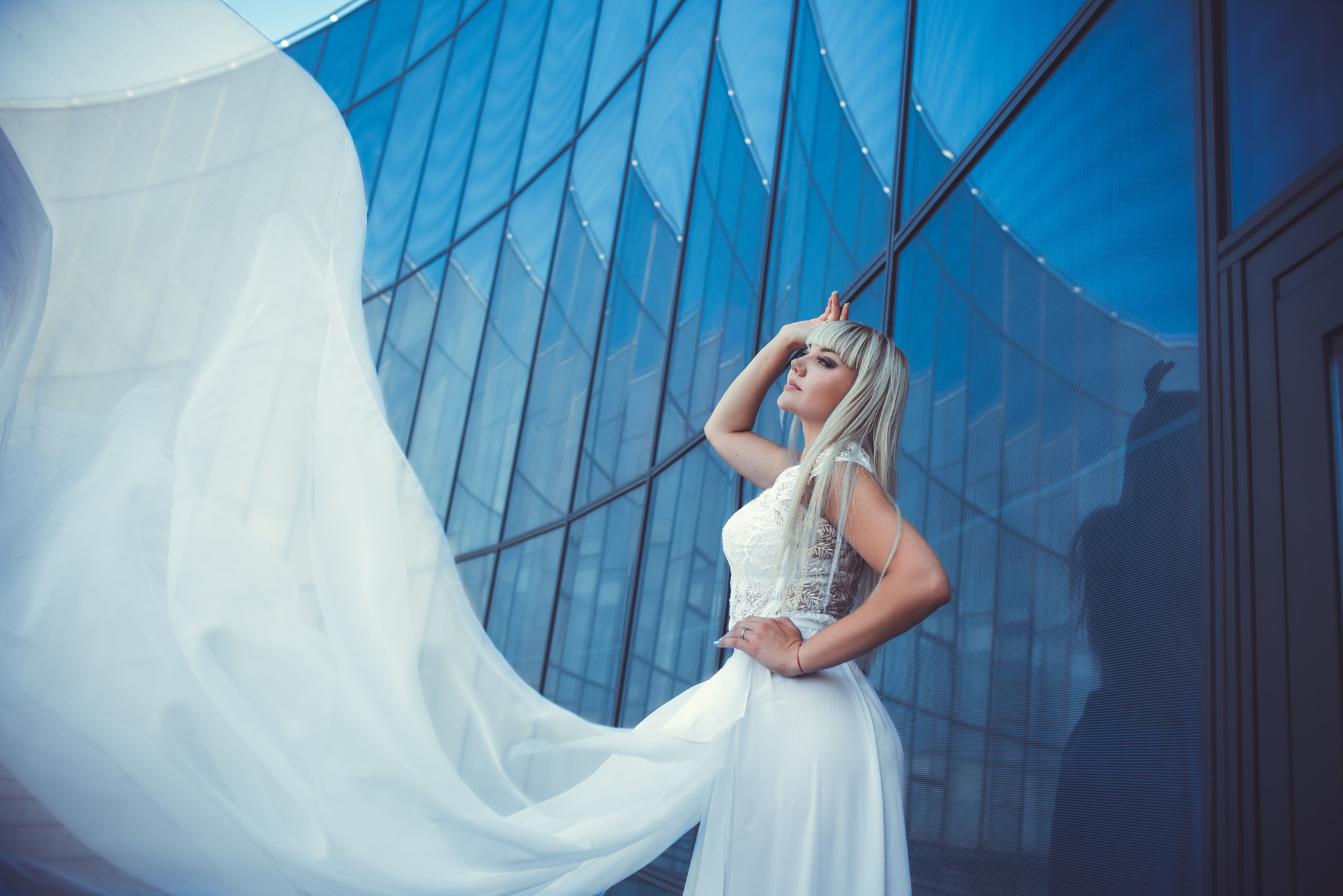 Nikon D810 + Nikon AF-S Nikkor 28mm F1.8G sample photo. Dress & glass photography