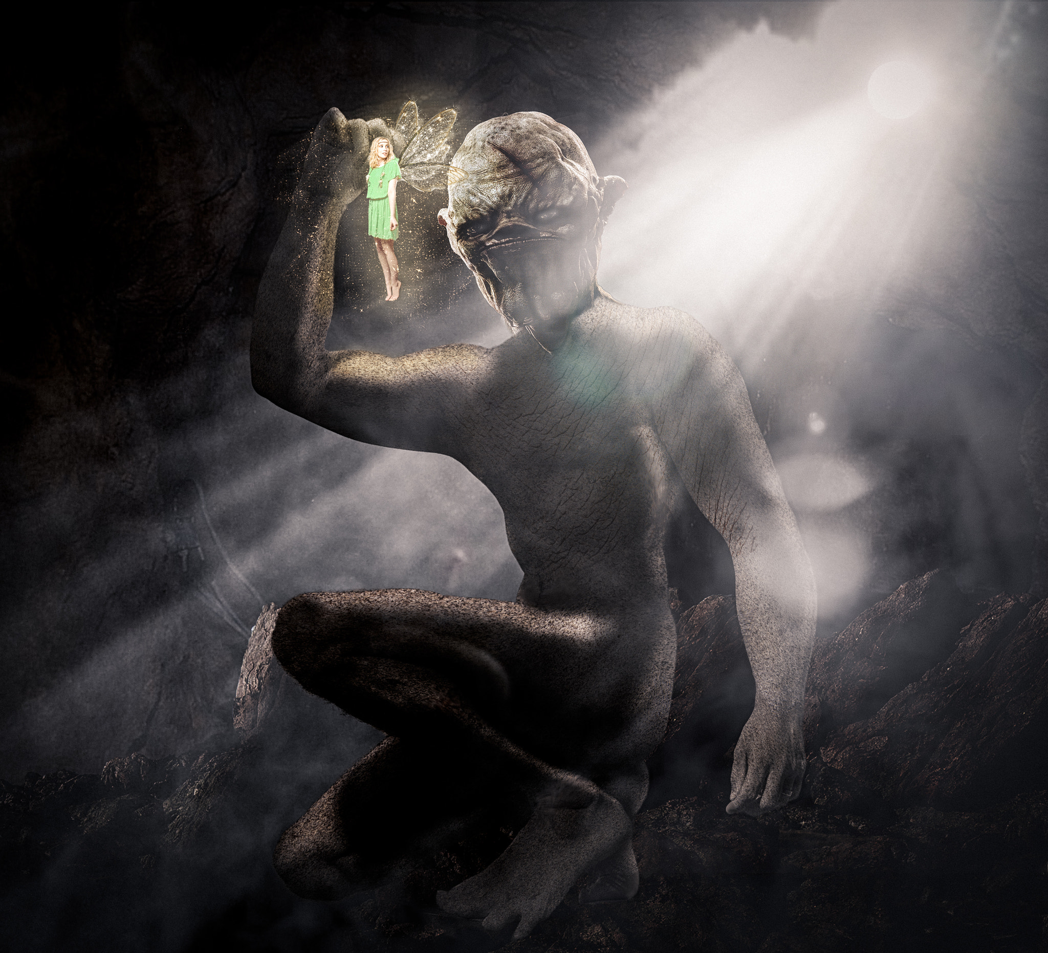 Sony a7S + Sony Distagon T* FE 35mm F1.4 ZA sample photo. The troll and the fairy photography