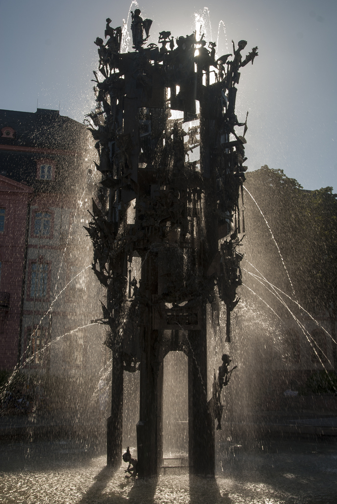 Nikon D200 + Sigma 18-50mm F2.8 EX DC Macro sample photo. Carnival fountain photography