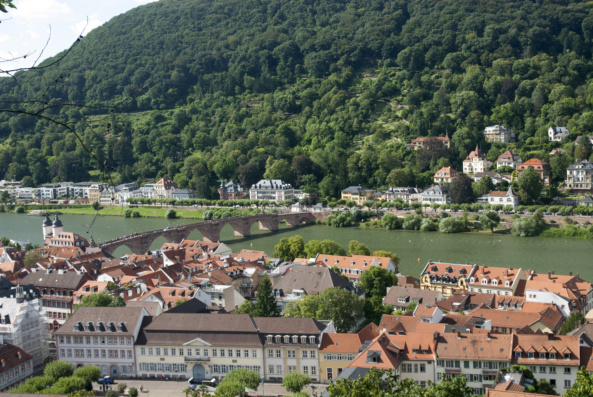 Nikon D200 + Sigma 18-50mm F2.8 EX DC Macro sample photo. Heidelberg cityscape photography