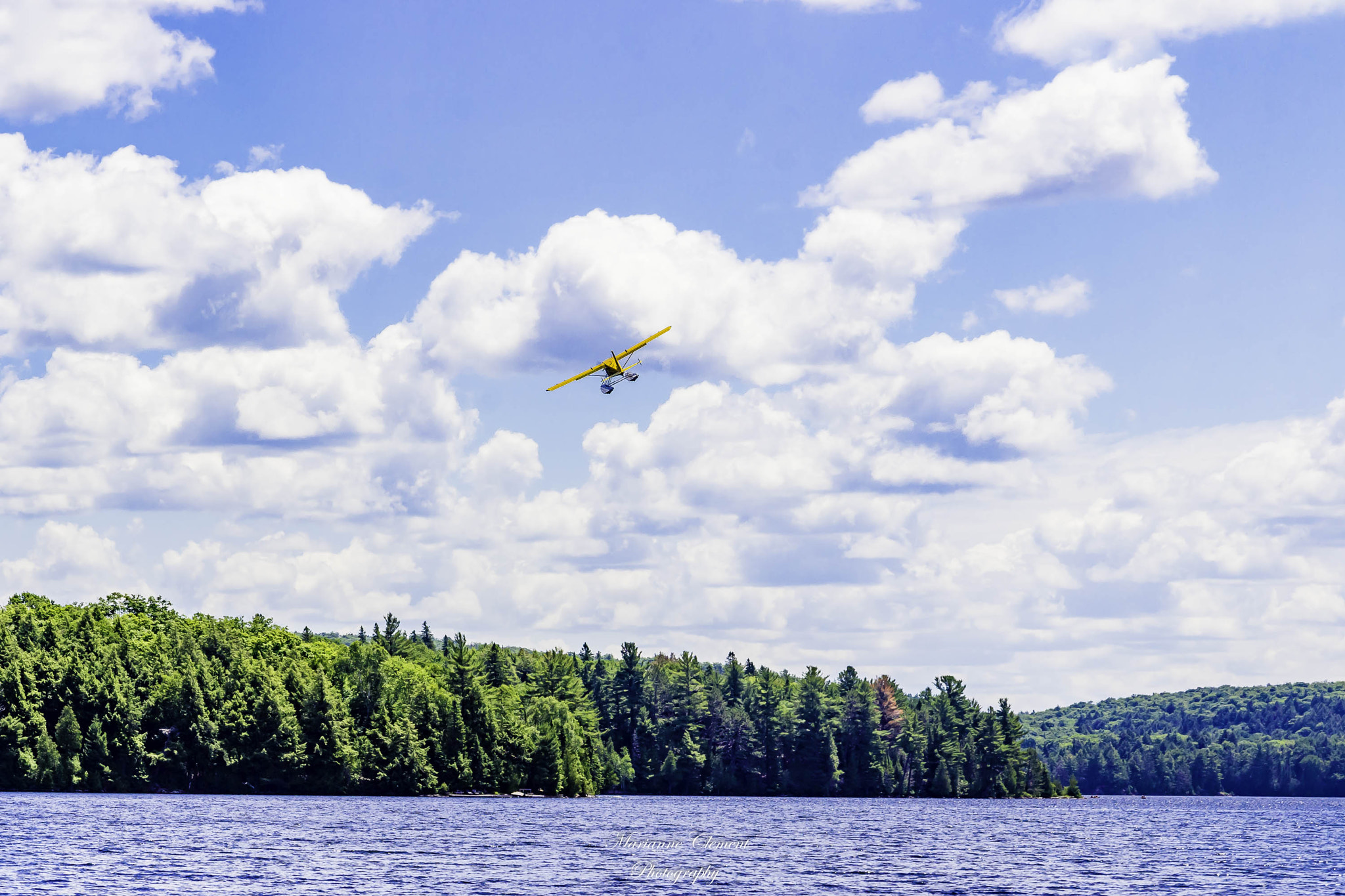 Canon EF-S 17-85mm F4-5.6 IS USM sample photo. Algonquin outfitter flying to the wilderness photography