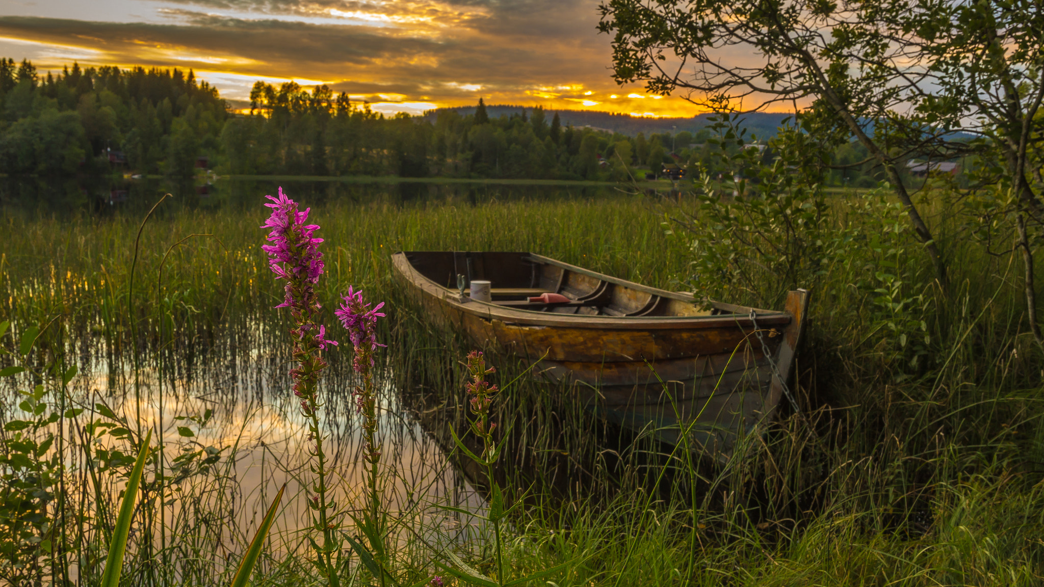 Sony SLT-A55 (SLT-A55V) + Sigma 18-35mm F1.8 DC HSM Art sample photo. Sunset at ulvenvannet photography