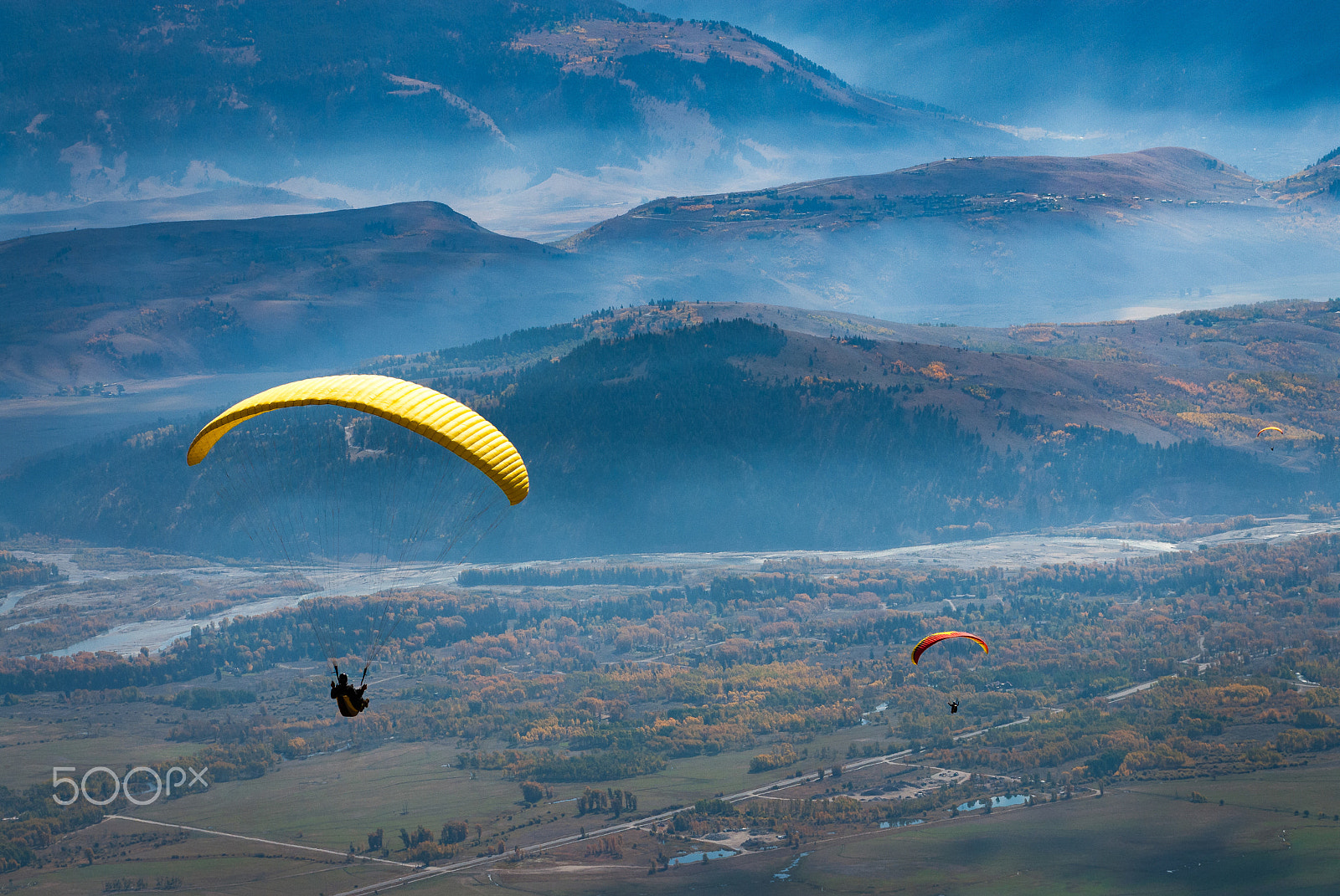 Nikon AF-Nikkor 80-200mm F2.8D ED sample photo. Flying above the snake river photography