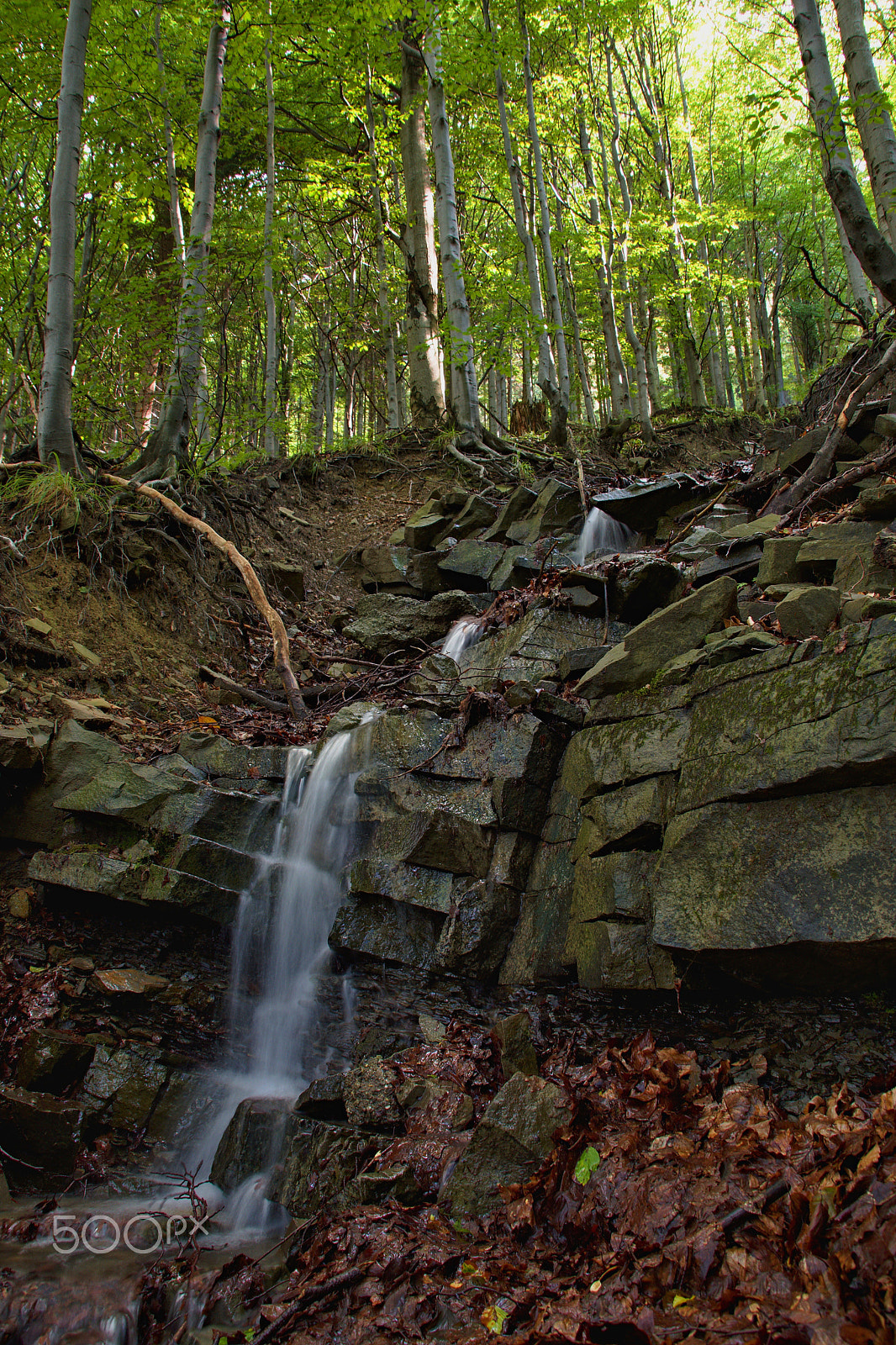 Nikon D5500 + 18.00 - 200.00 mm f/3.5 - 6.3 sample photo. Waterfall velky kobylik photography