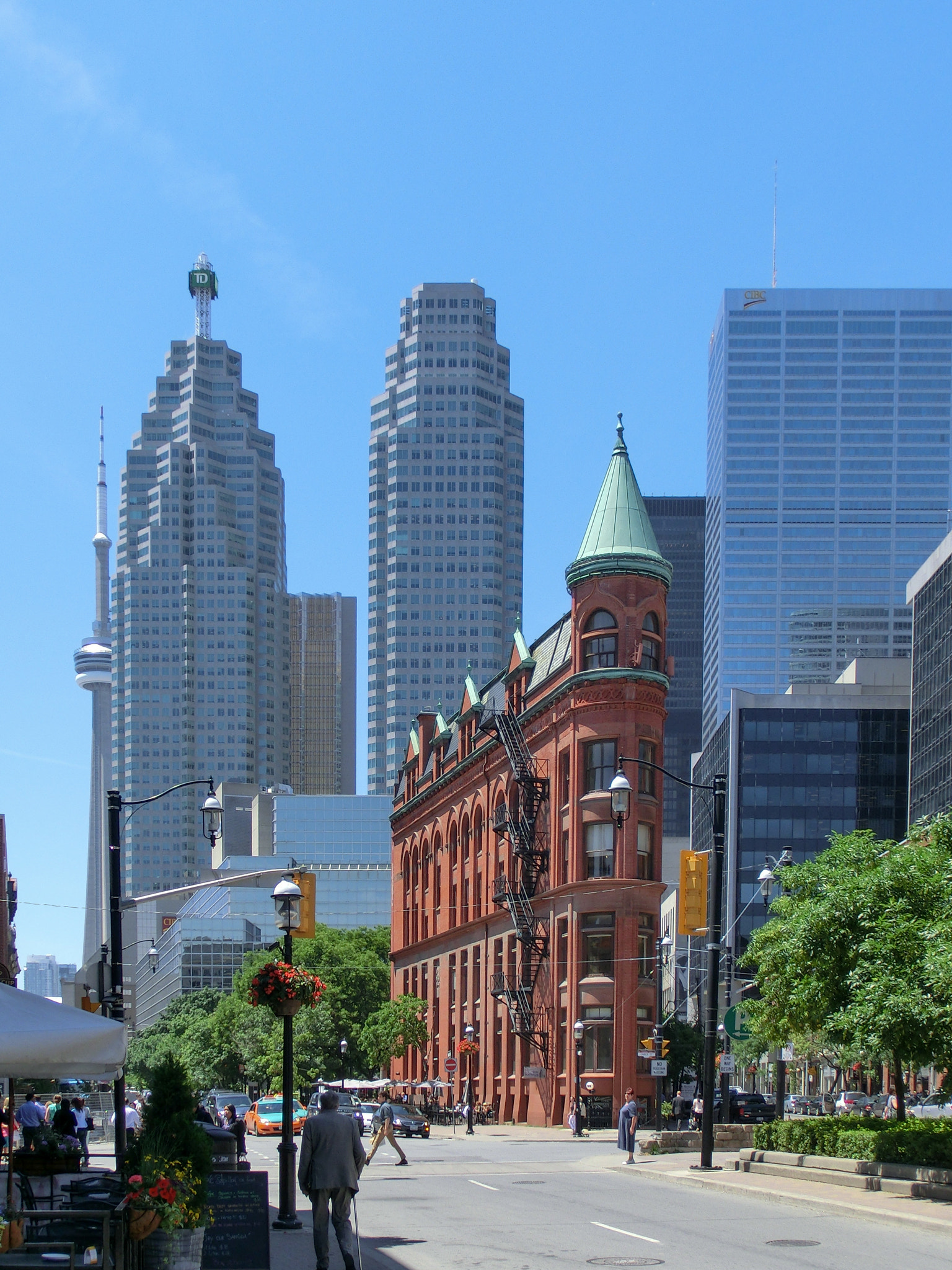 CASIO EX-ZR100 sample photo. Gooderham building toronto photography
