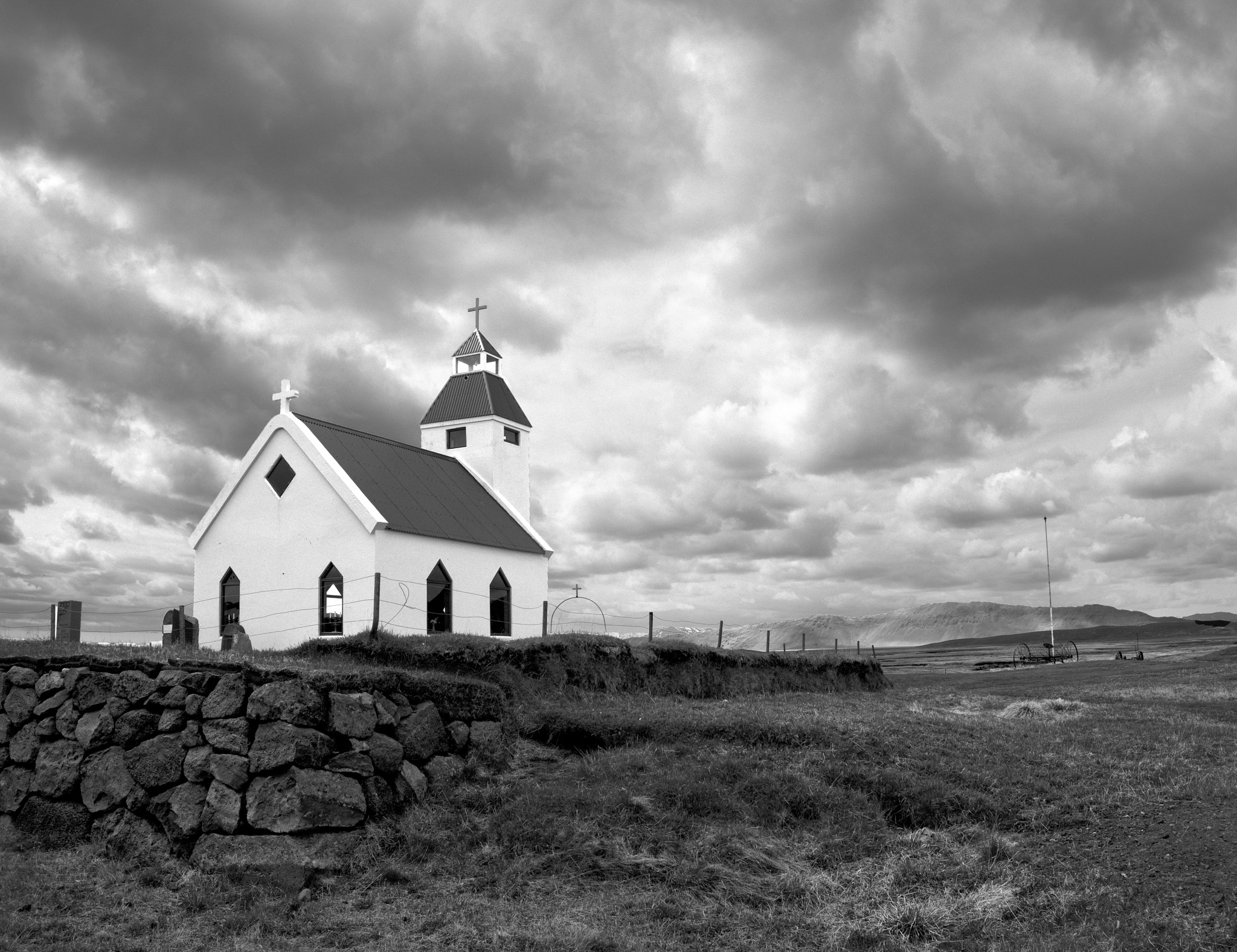 Pentax 645D sample photo. Möðrudalskirkja photography