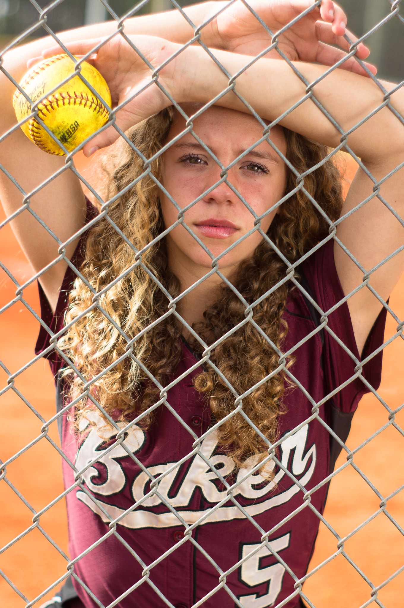 Sony SLT-A55 (SLT-A55V) + Minolta AF 50mm F1.7 sample photo. Softball star photography