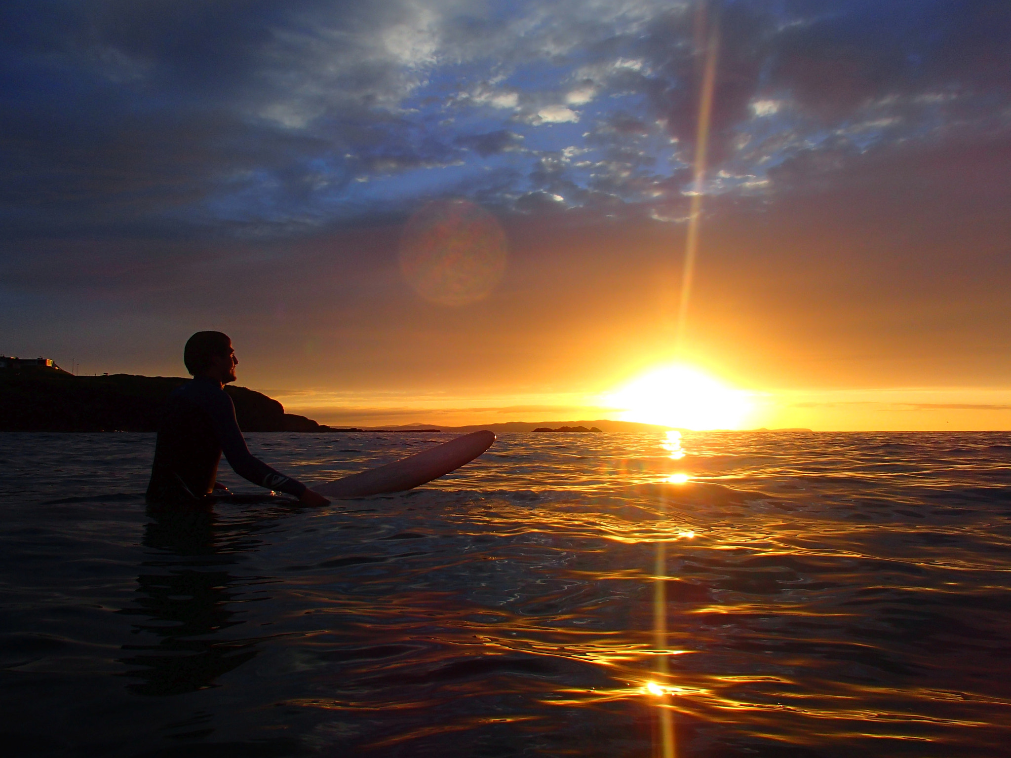 Olympus TG-620 sample photo. Sunset surf photography
