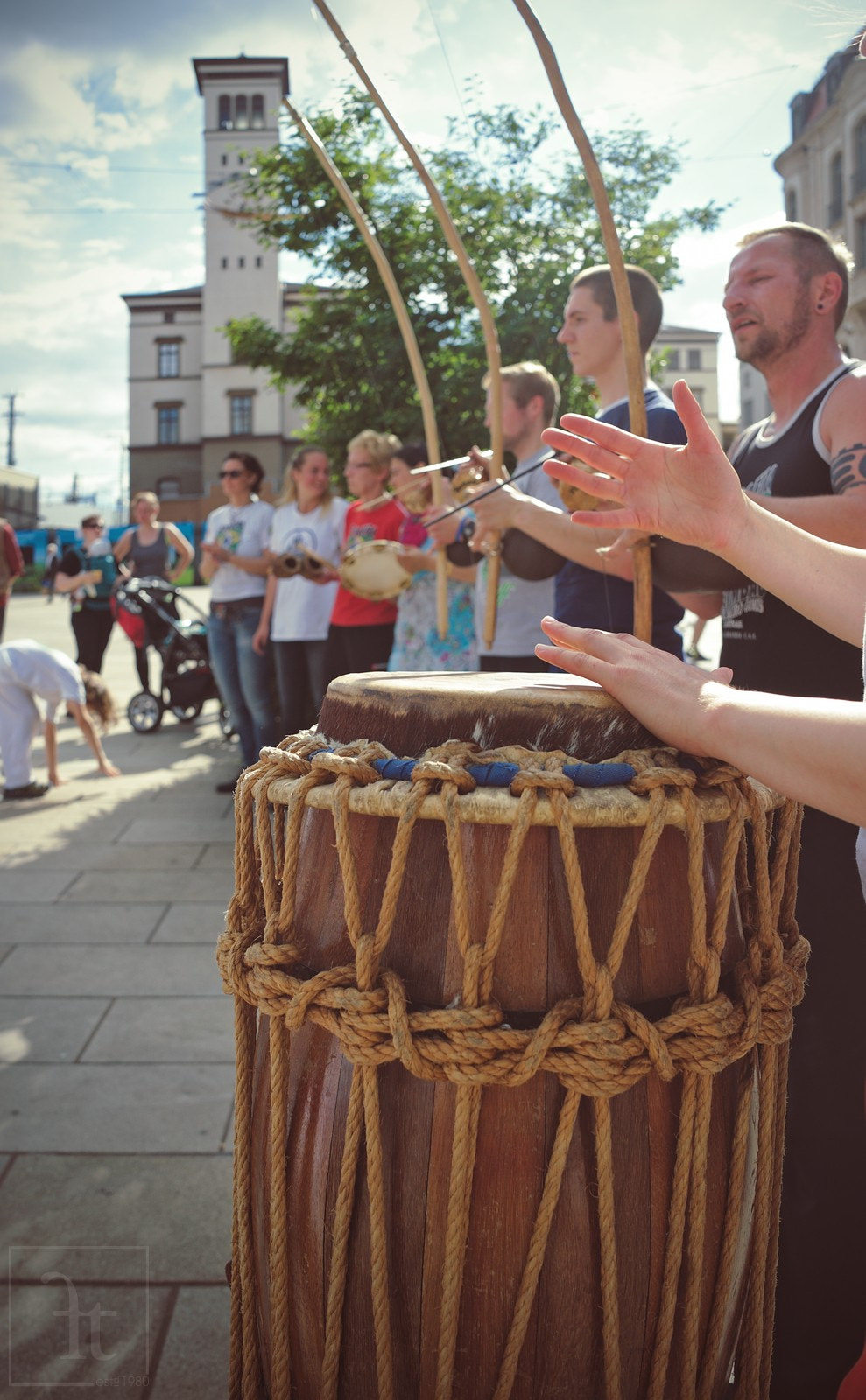 Sony a7 II + Sony FE 28mm F2 sample photo. Capoeira_am_bahnhof photography