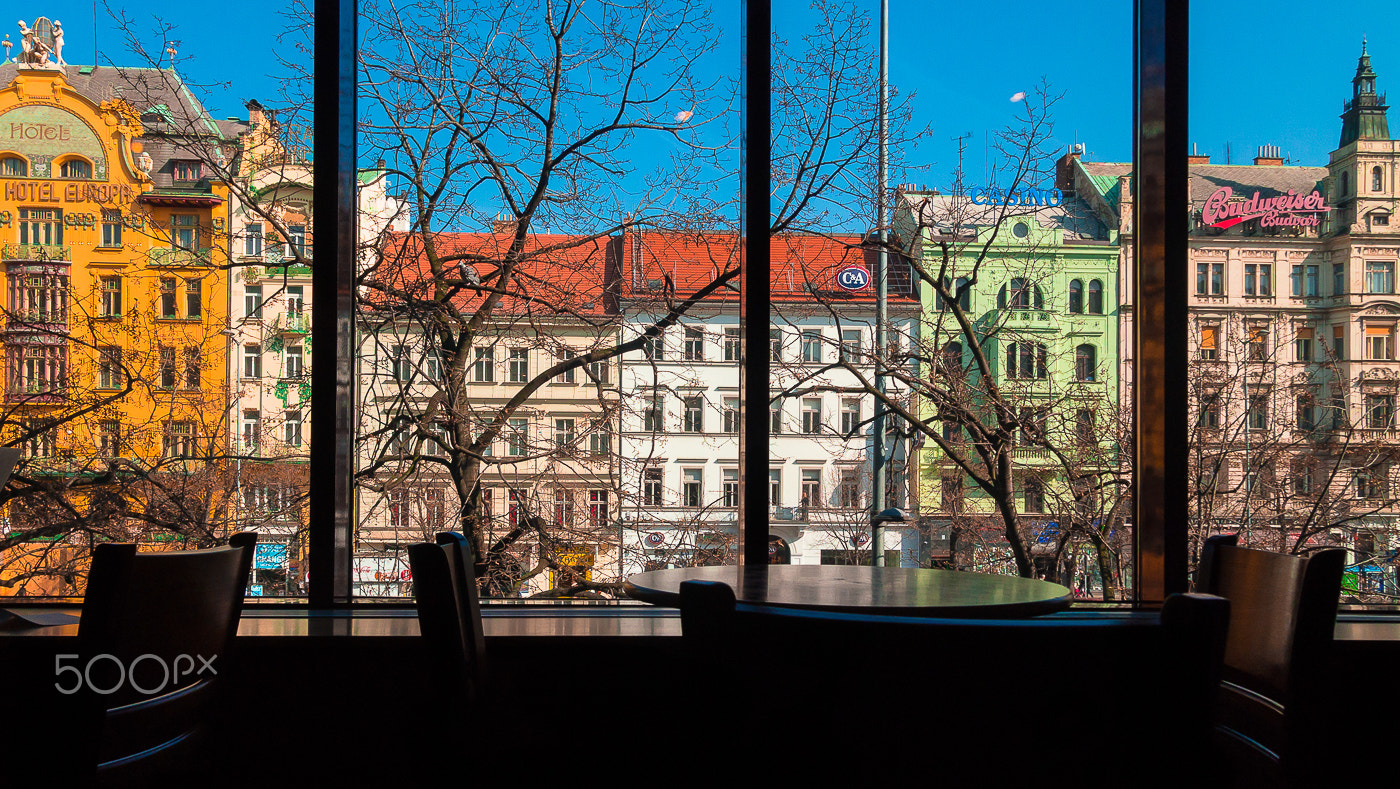 Olympus PEN E-PM1 sample photo. Prague: wenceslas square photography