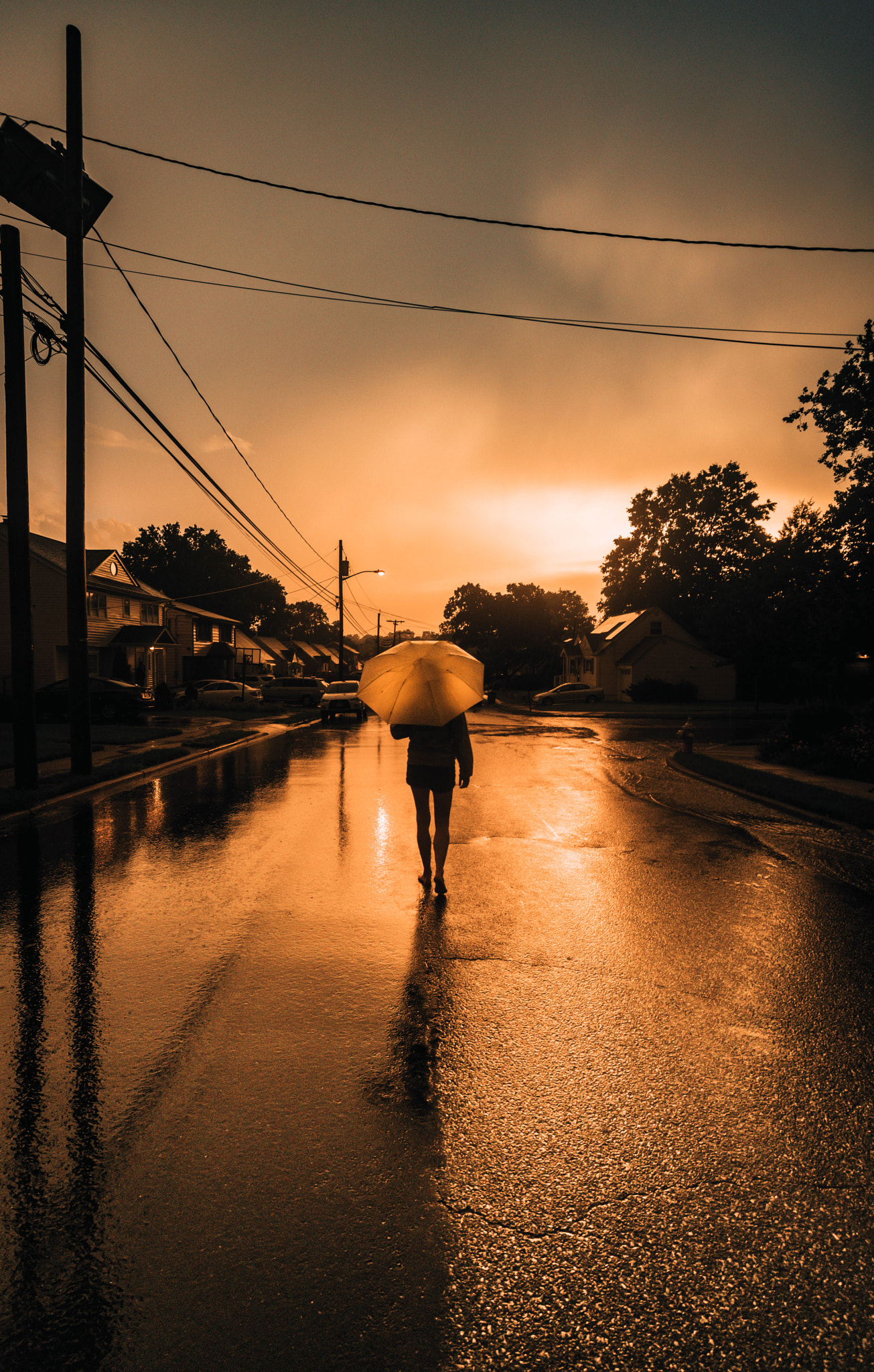 Sony a7R II + Sony DT 50mm F1.8 SAM sample photo. Barefoot in the rain photography