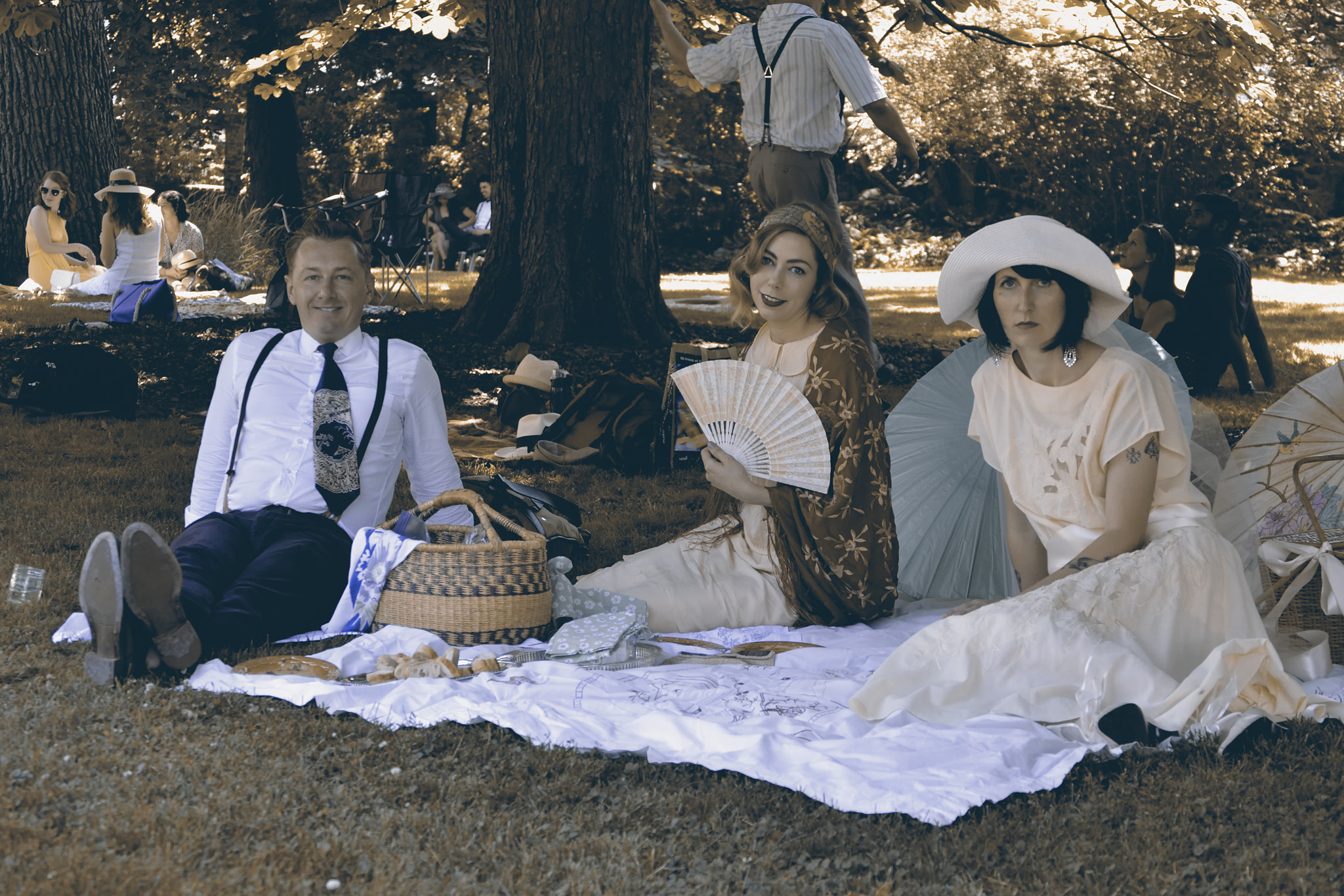 Sigma 50-500mm F4.5-6.3 DG OS HSM sample photo. Picnic from 1920s photography
