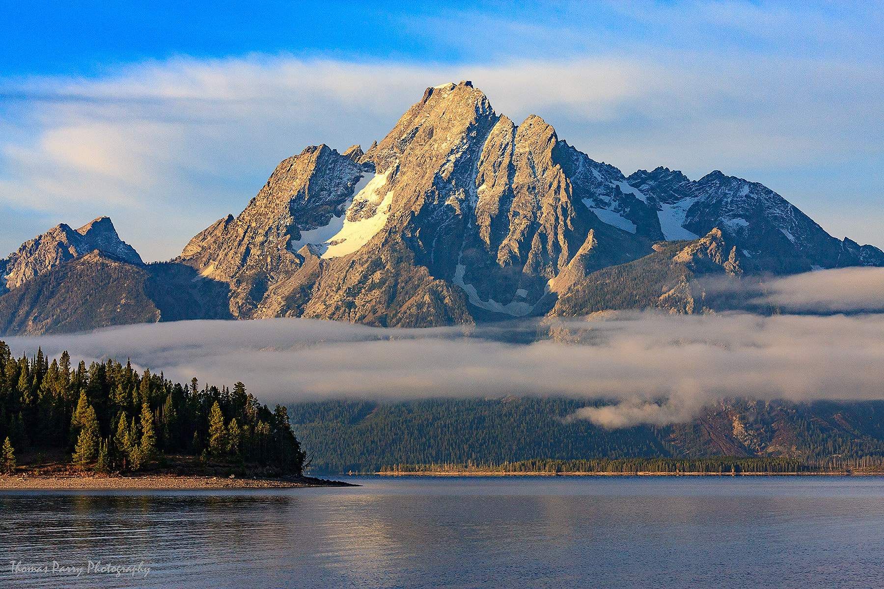 Canon EOS 40D + Canon EF 70-200mm F4L IS USM sample photo. Teton morning photography