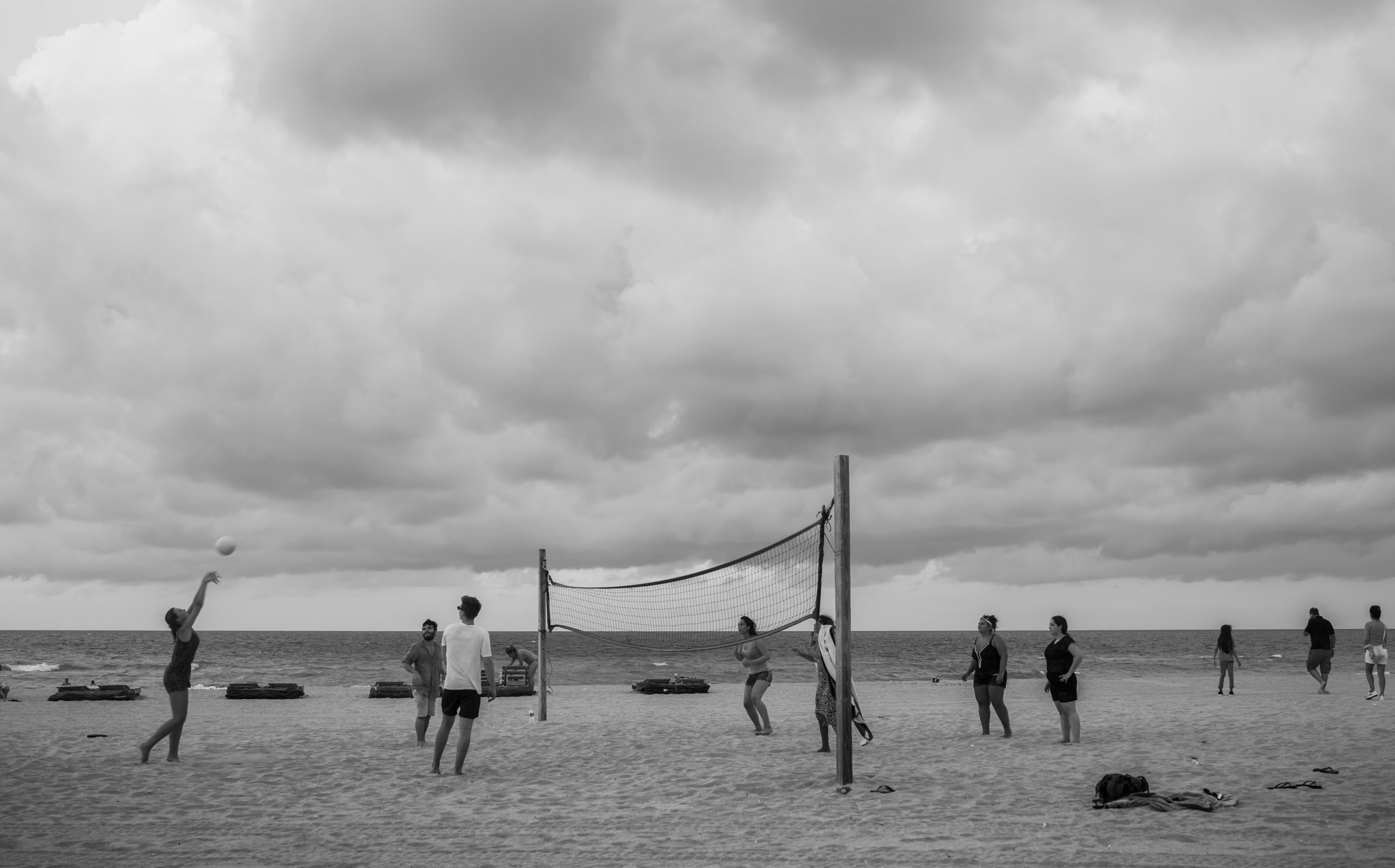 Phase One P40+ sample photo. Playing on the beach photography