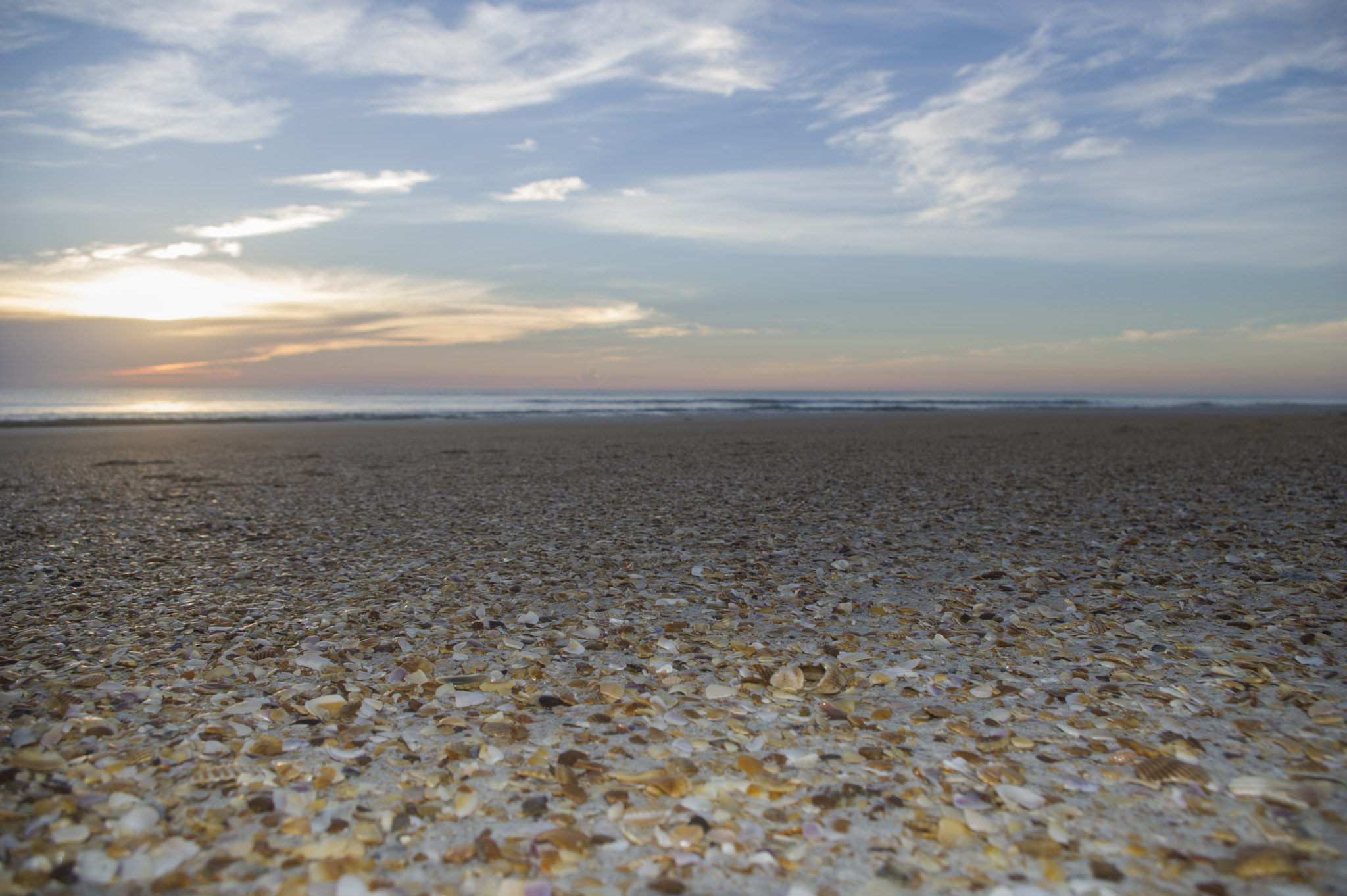 Pentax K-3 sample photo. Sea shells on the sea shore photography
