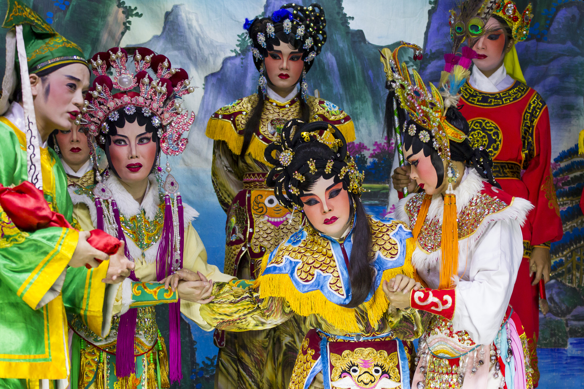 Sigma 150-600mm F5-6.3 DG OS HSM | C sample photo. Chinese opera during the hungry ghost festival photography