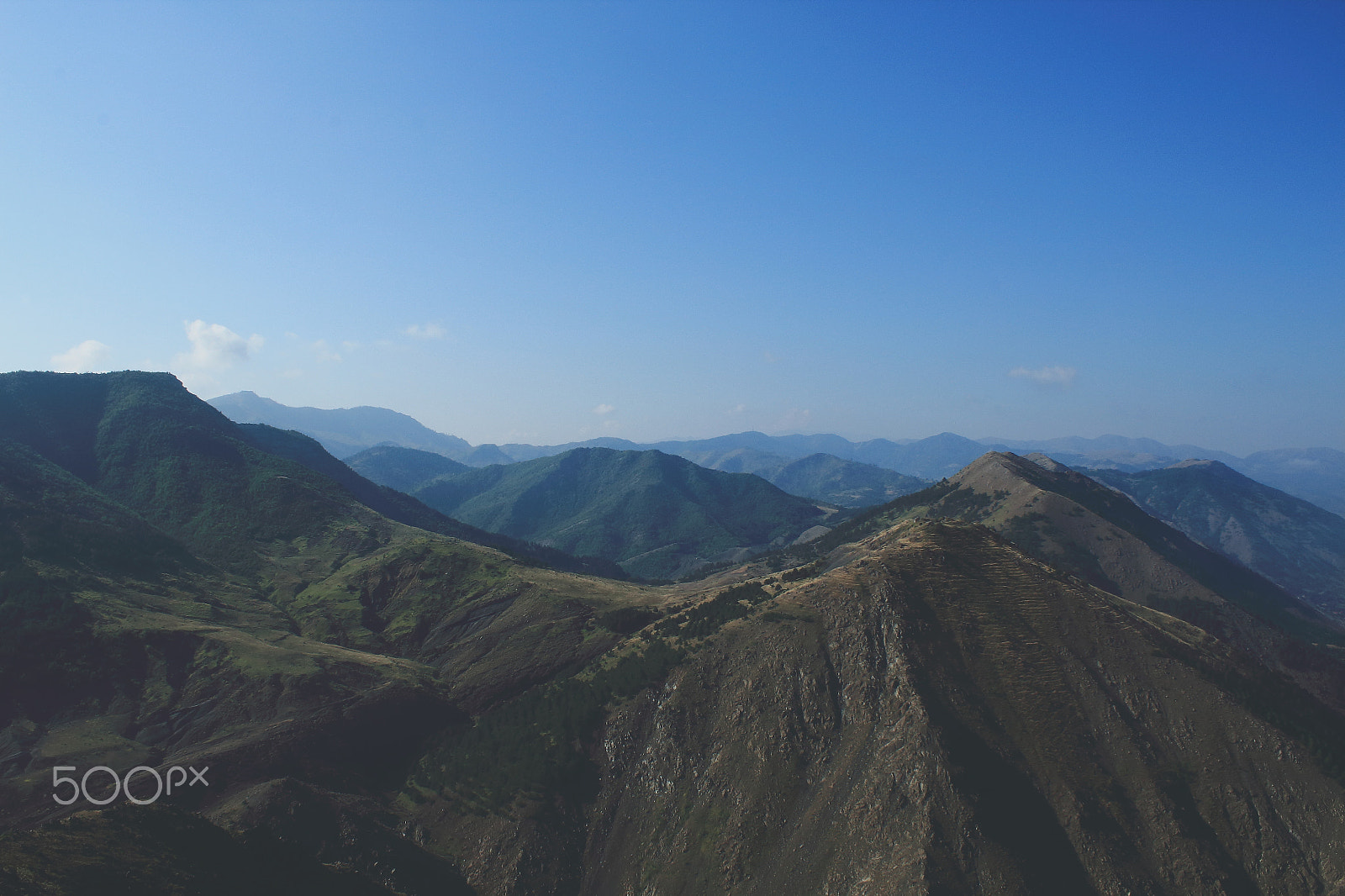 Canon EF-S 18-55mm F3.5-5.6 IS sample photo. Horizon of mountains photography
