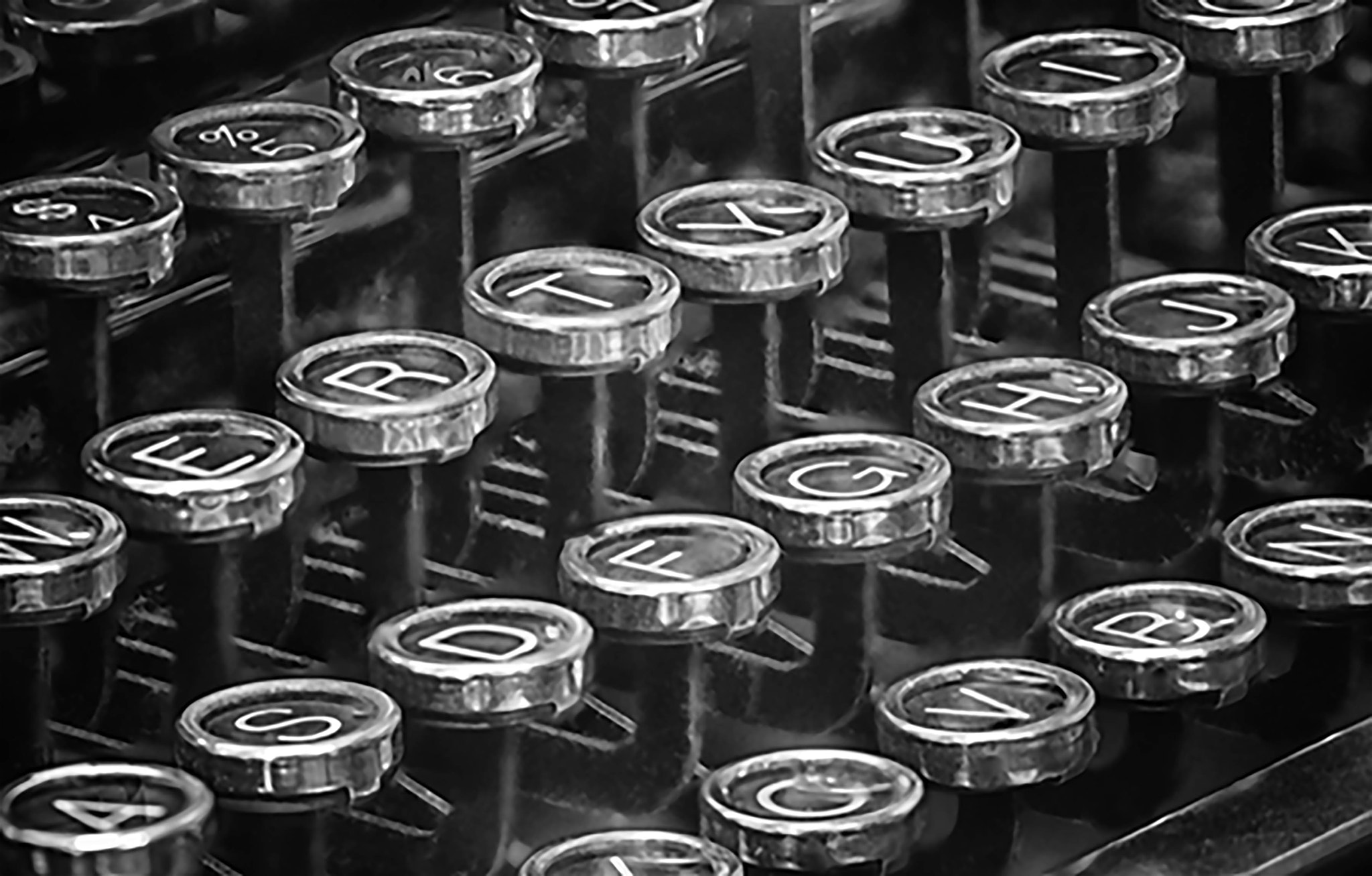 Canon EF 180mm F3.5L Macro USM sample photo. Typewriter keys photography