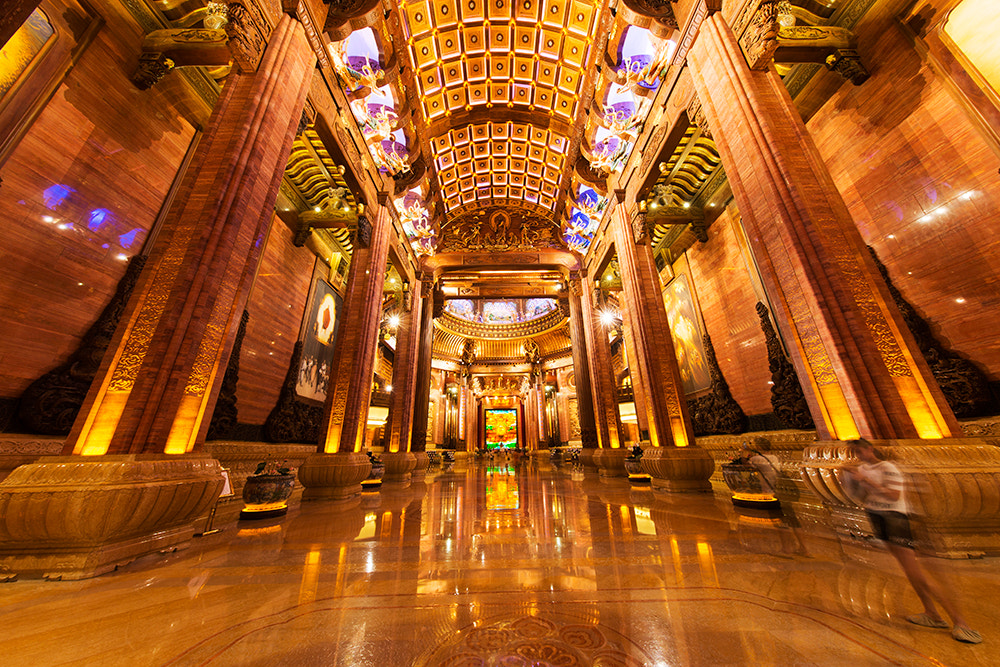 Canon EF 11-24mm F4L USM sample photo. 梵宫 lingshan buddhist palace photography