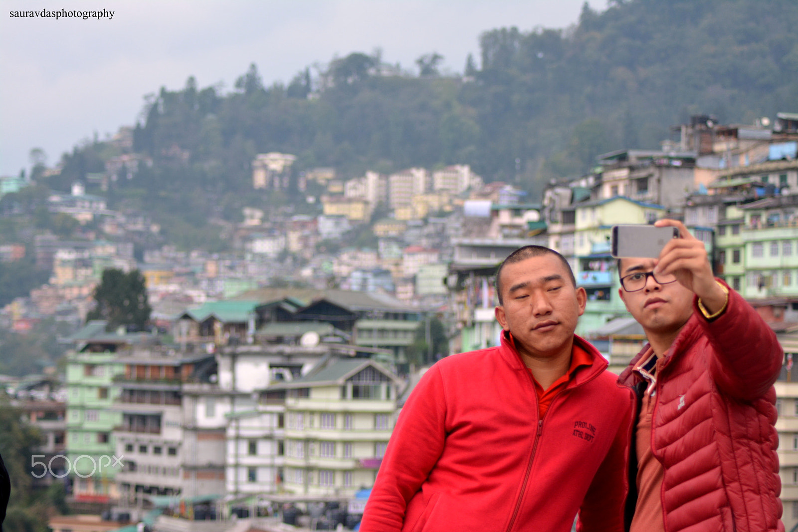 Nikon AF Nikkor 70-300mm F4-5.6G sample photo. A monk's selfie photography